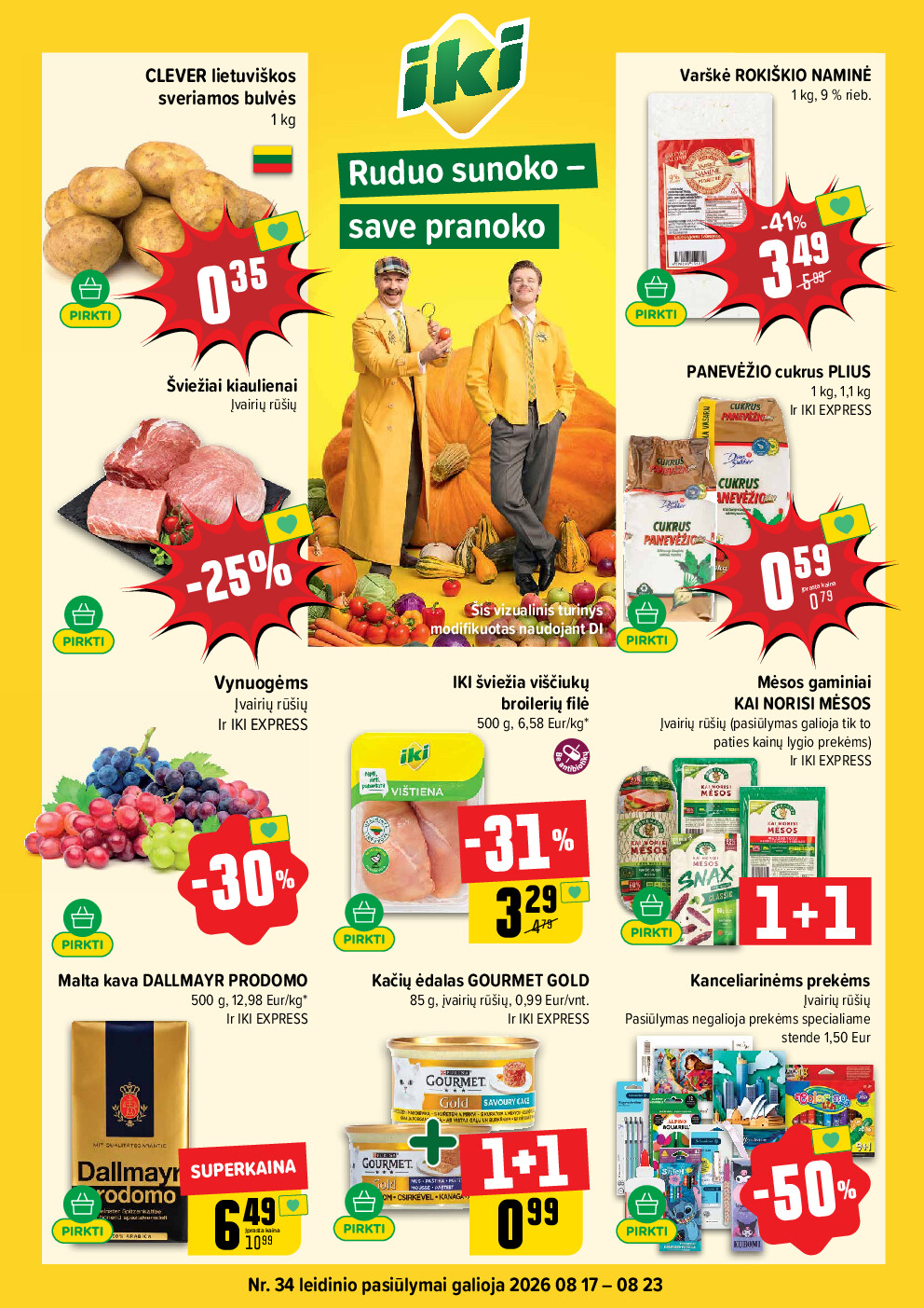 IKI Kainų leidinys Nr. 34 (2026-08-17 - 2026-08-23) | 1