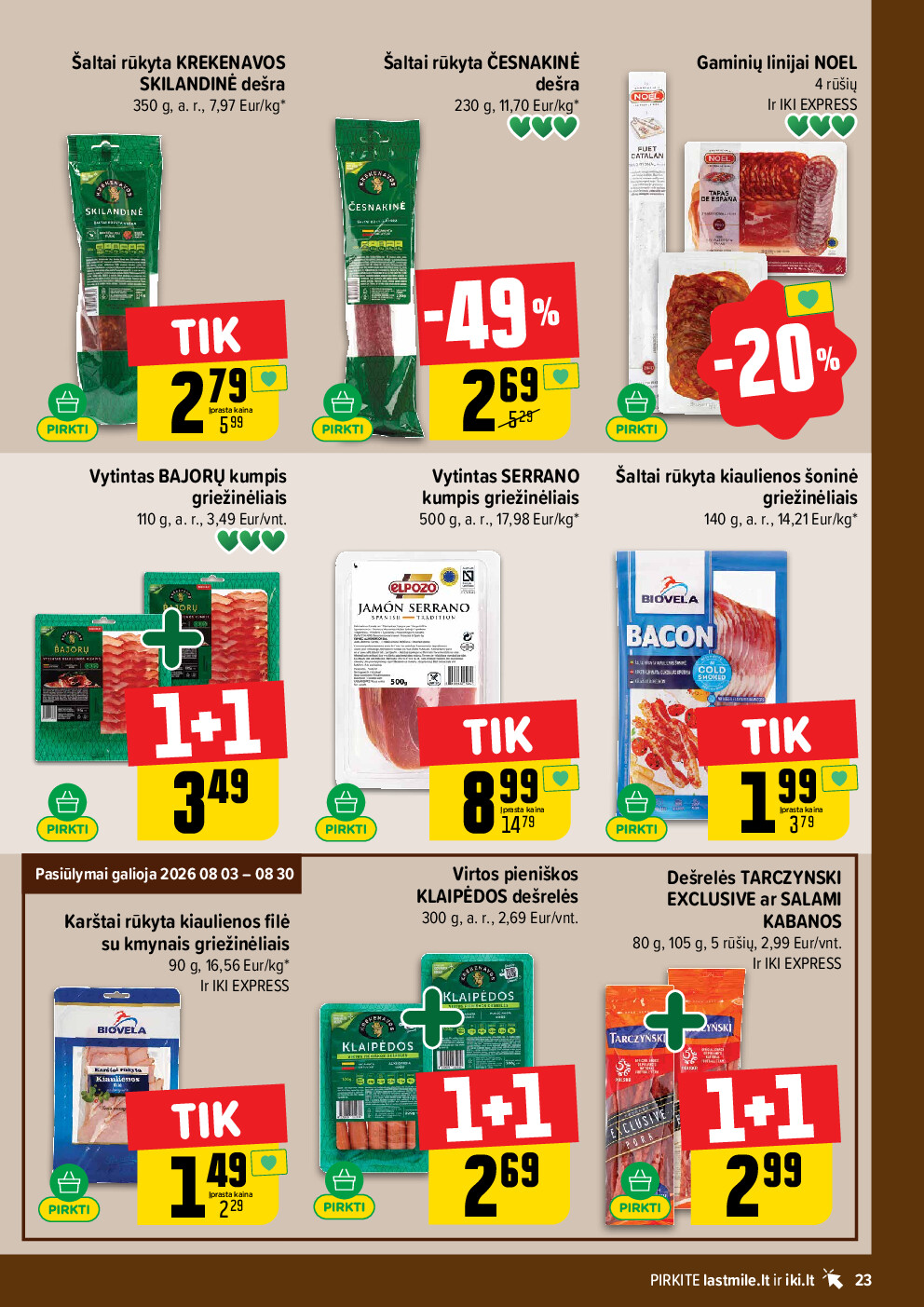 IKI Kainų leidinys Nr. 34 (2026-08-17 - 2026-08-23) | 23