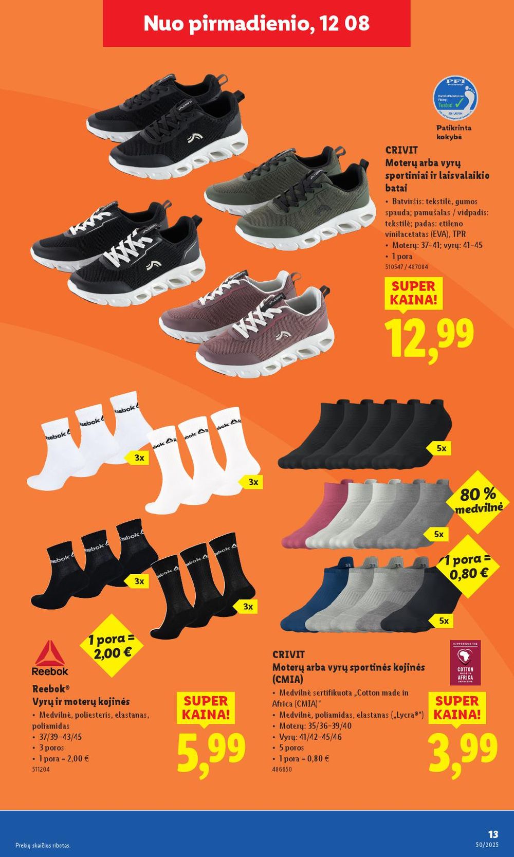 LIDL - Ne maisto prekių pasiūlymai (2025 12 08 - 2025 12 14) | 13