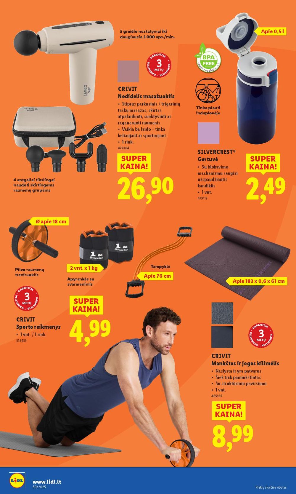 LIDL - Ne maisto prekių pasiūlymai (2025 12 08 - 2025 12 14) | 14