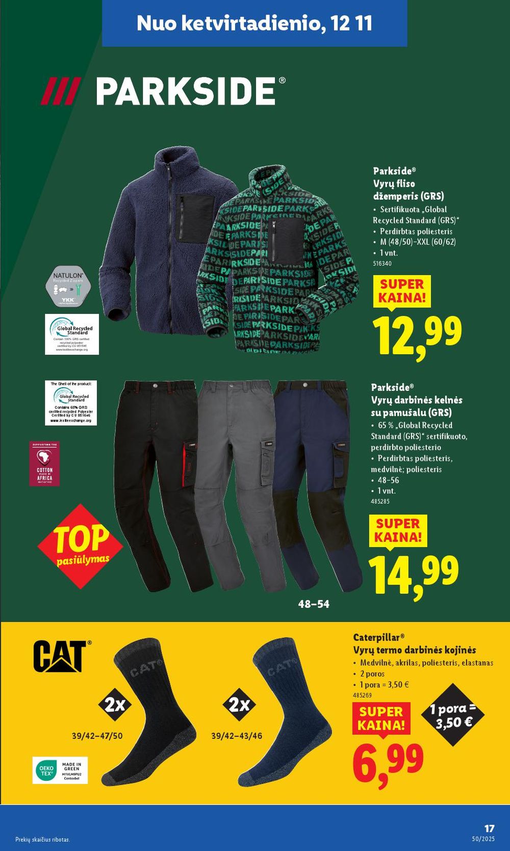 LIDL - Ne maisto prekių pasiūlymai (2025 12 08 - 2025 12 14) | 17