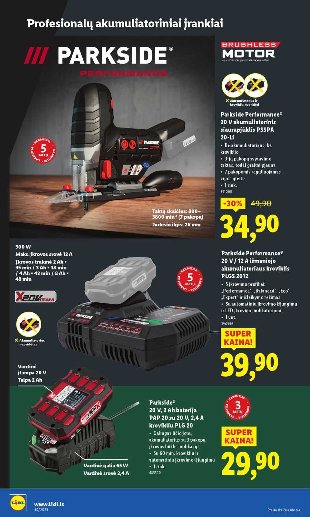 LIDL - Ne maisto prekių pasiūlymai (2025 12 08 - 2025 12 14) | 18