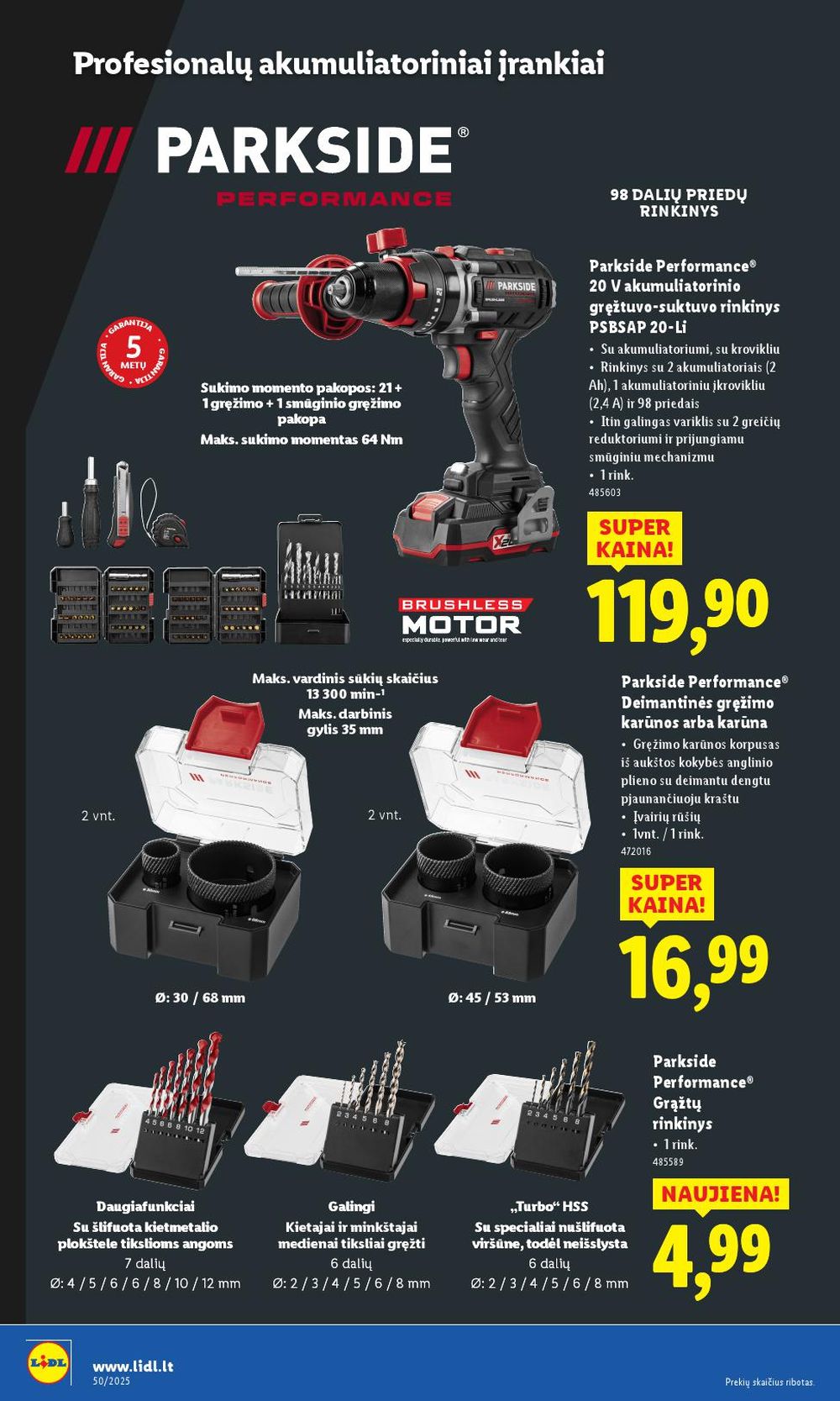 LIDL - Ne maisto prekių pasiūlymai (2025 12 08 - 2025 12 14) | 20