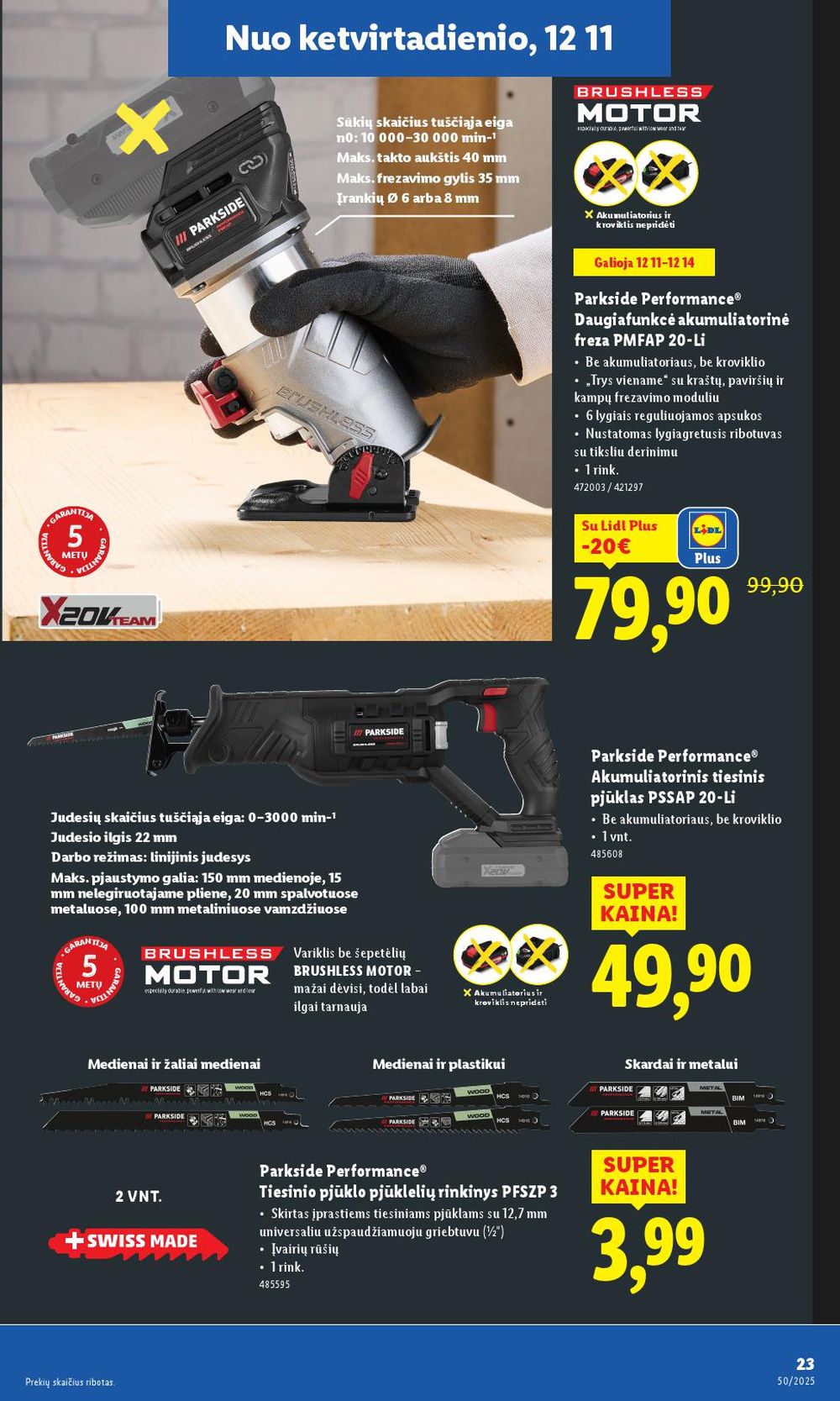 LIDL - Ne maisto prekių pasiūlymai (2025 12 08 - 2025 12 14) | 23