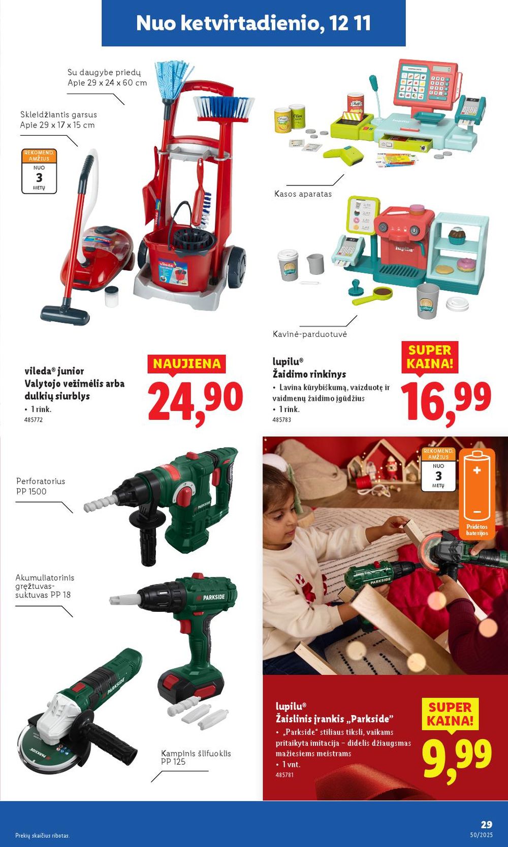 LIDL - Ne maisto prekių pasiūlymai (2025 12 08 - 2025 12 14) | 29