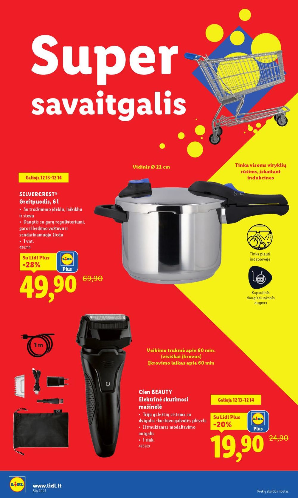 LIDL - Ne maisto prekių pasiūlymai (2025 12 08 - 2025 12 14) | 34