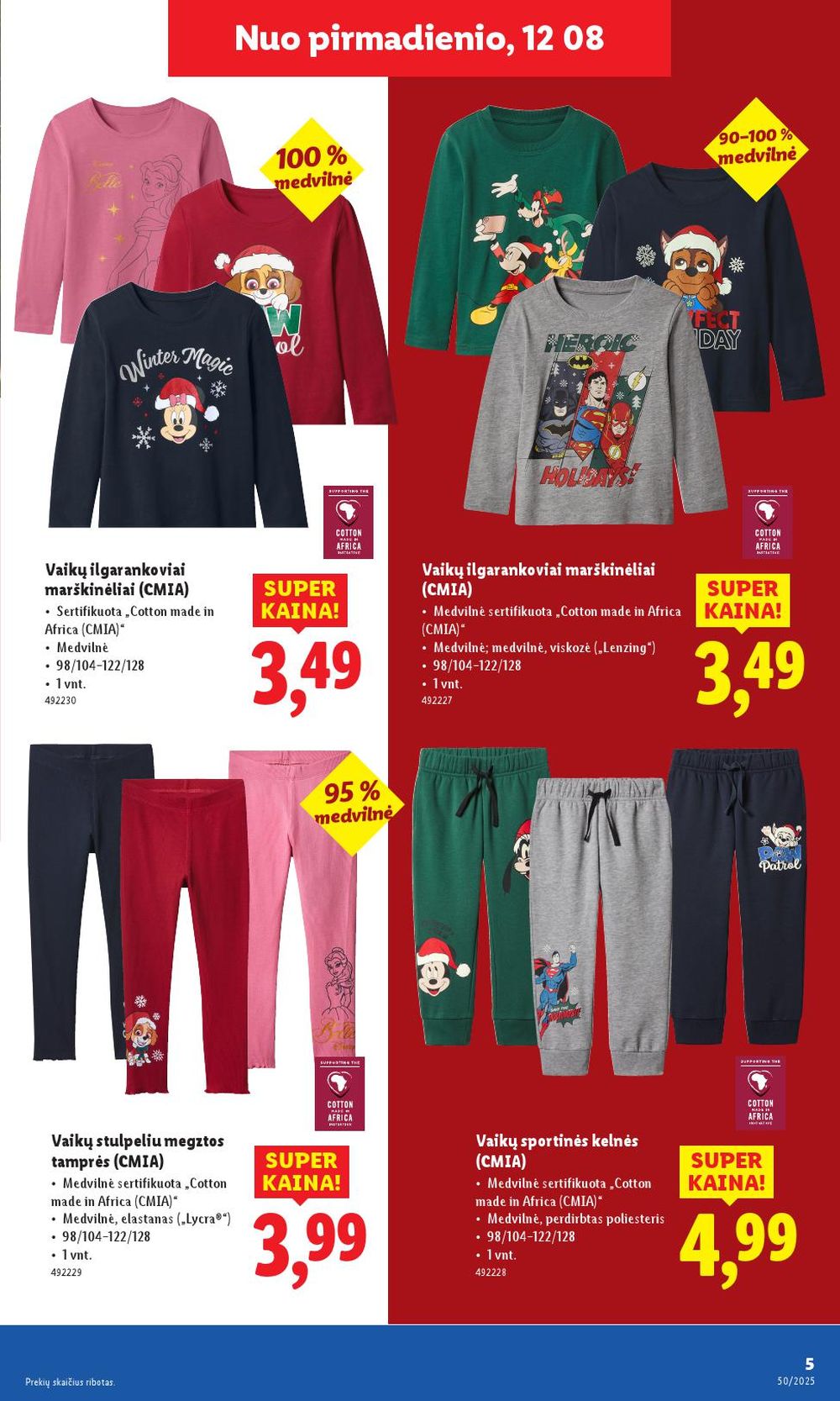 LIDL - Ne maisto prekių pasiūlymai (2025 12 08 - 2025 12 14) | 5