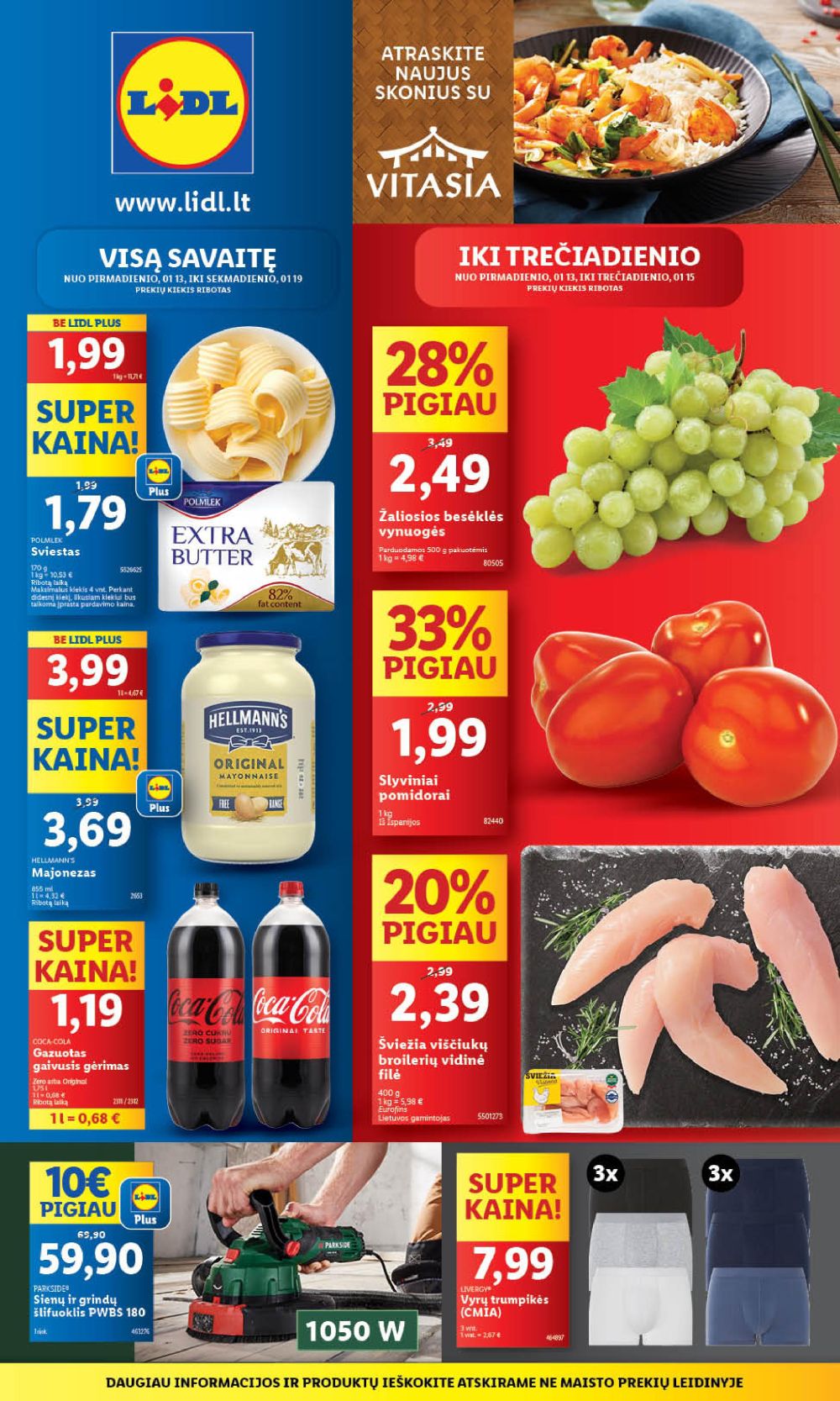 LIDL - Maisto prekių pasiūlymai (2025 01 13 - 2025 01 19) | 1