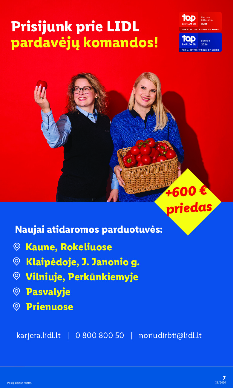 NE MAISTO PREKIŲ PASIŪLYMAI (2026-08-31 - 2026-09-06) | 7