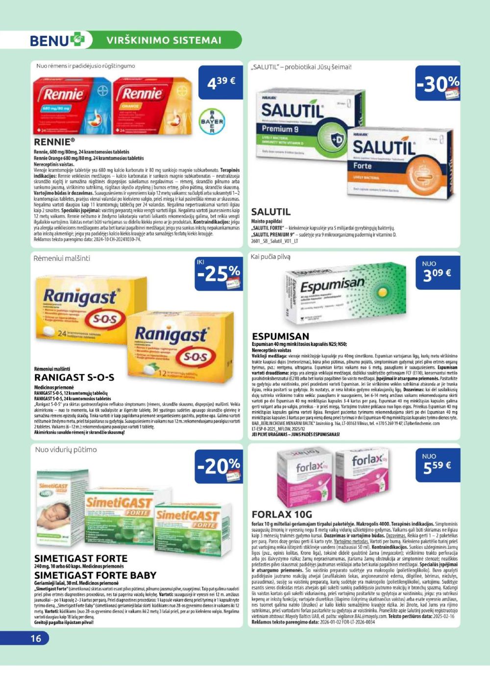 BENU VAISTINĖ (2026 02 01 - 2026 02 28) | 16