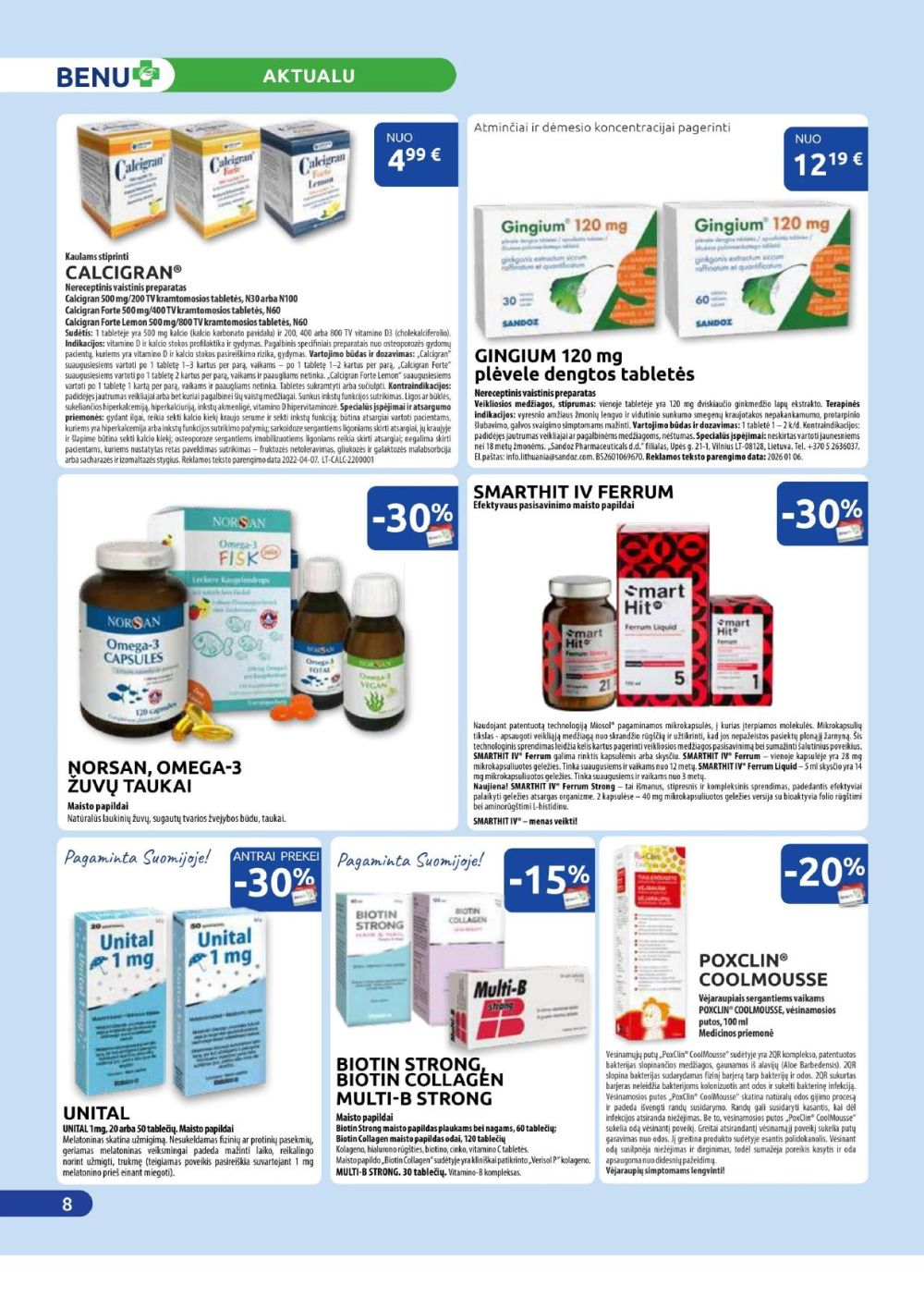 BENU VAISTINĖ (2026 02 01 - 2026 02 28) | 8