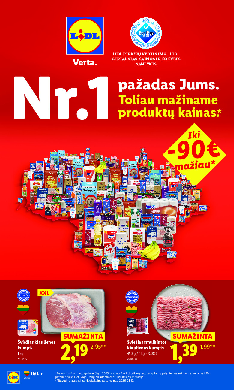Nr. 1 pažadas Jums (2026-08-17 - 2026-10-04) | 1