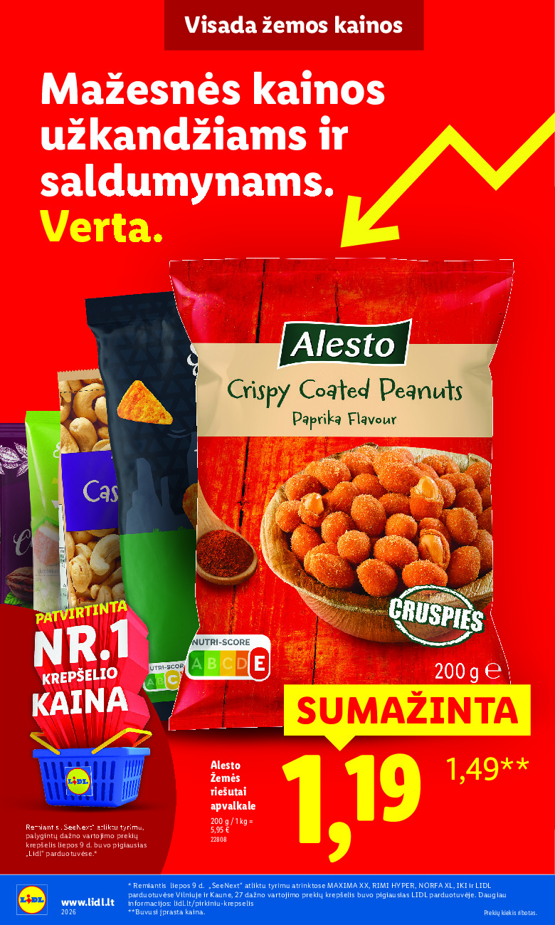 Nr. 1 pažadas Jums (2026-08-17 - 2026-10-04) | 12