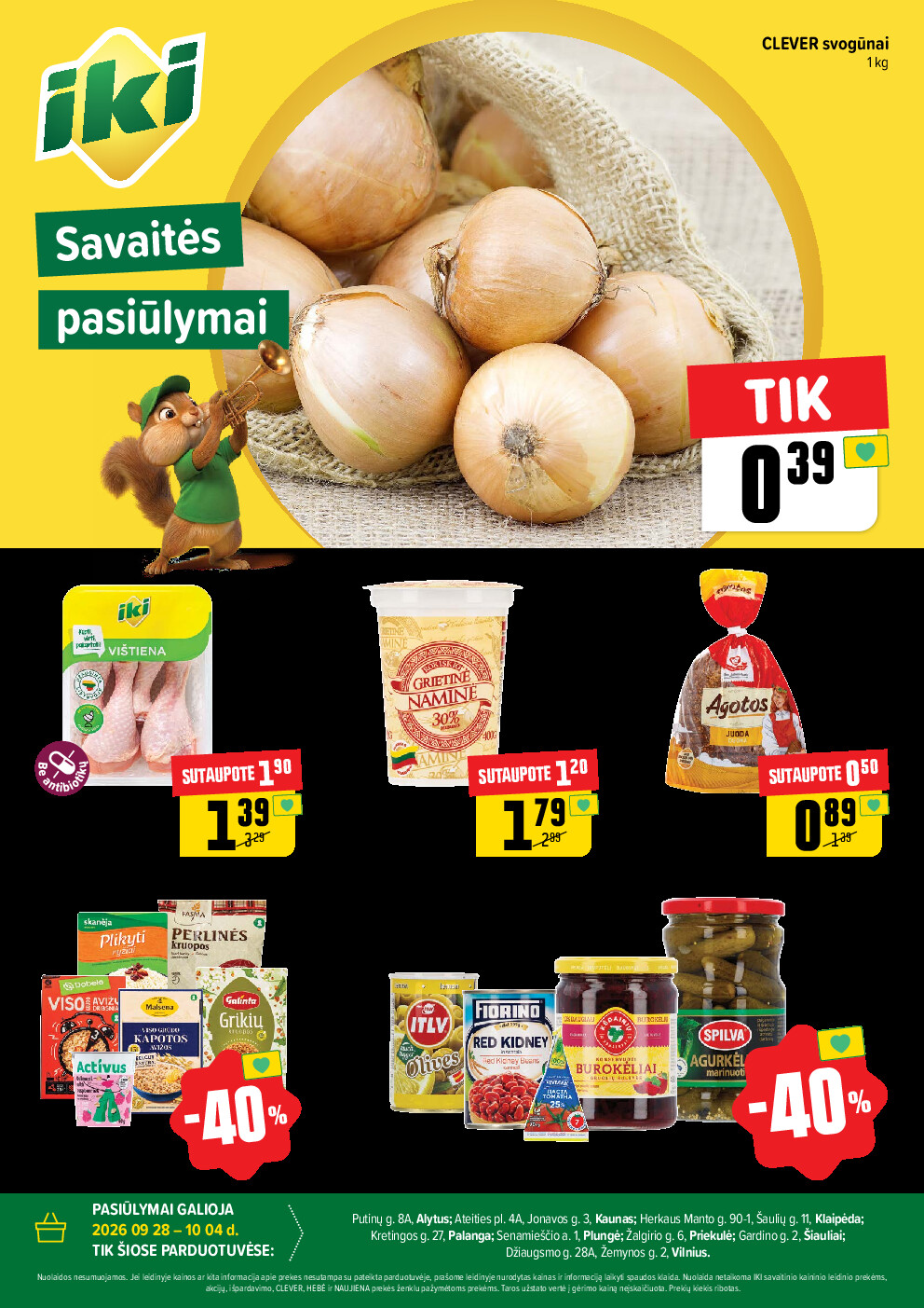 Specialūs pasiūlymai IKI parduotuvės klientams (2026-09-28 - 2026-10-04) | 1