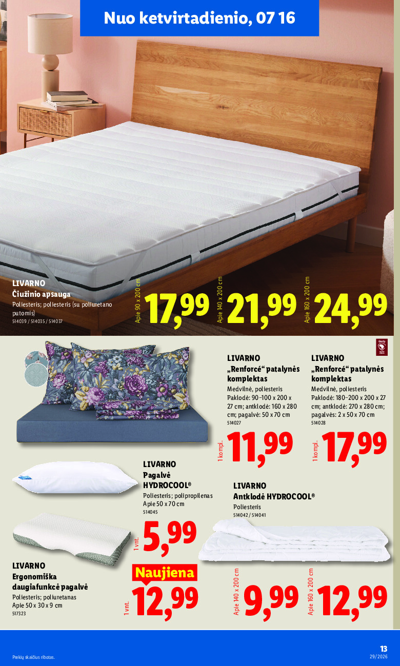 NE MAISTO PREKIŲ PASIŪLYMAI (2026-07-13 - 2026-07-19) | 13
