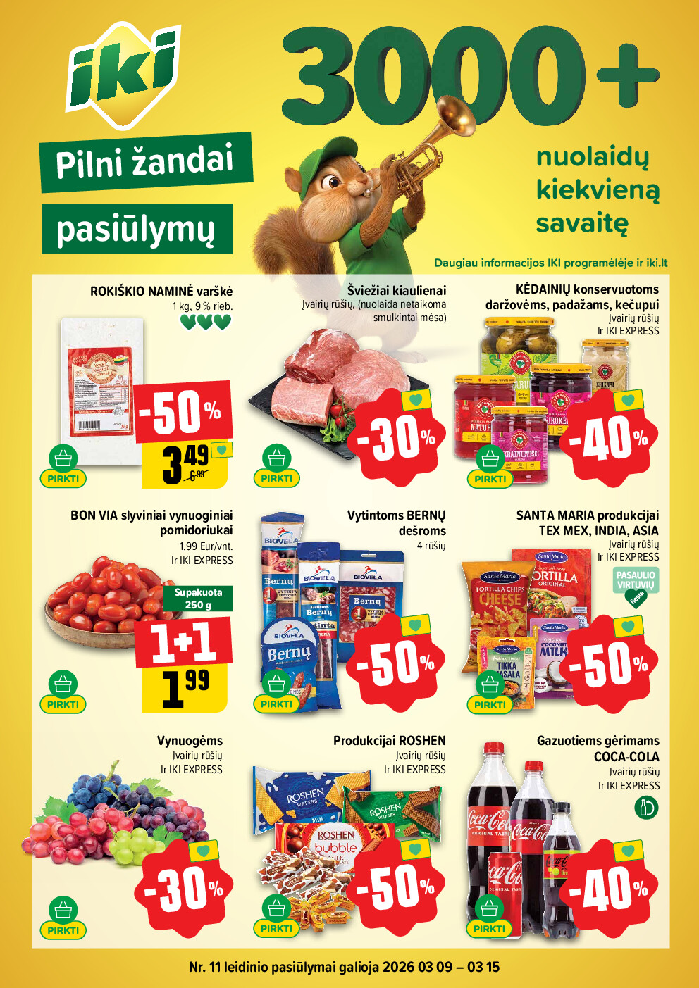 IKI Kaininis leidinys Nr. 11 (2026-03-09 - 2026-03-15) | 1