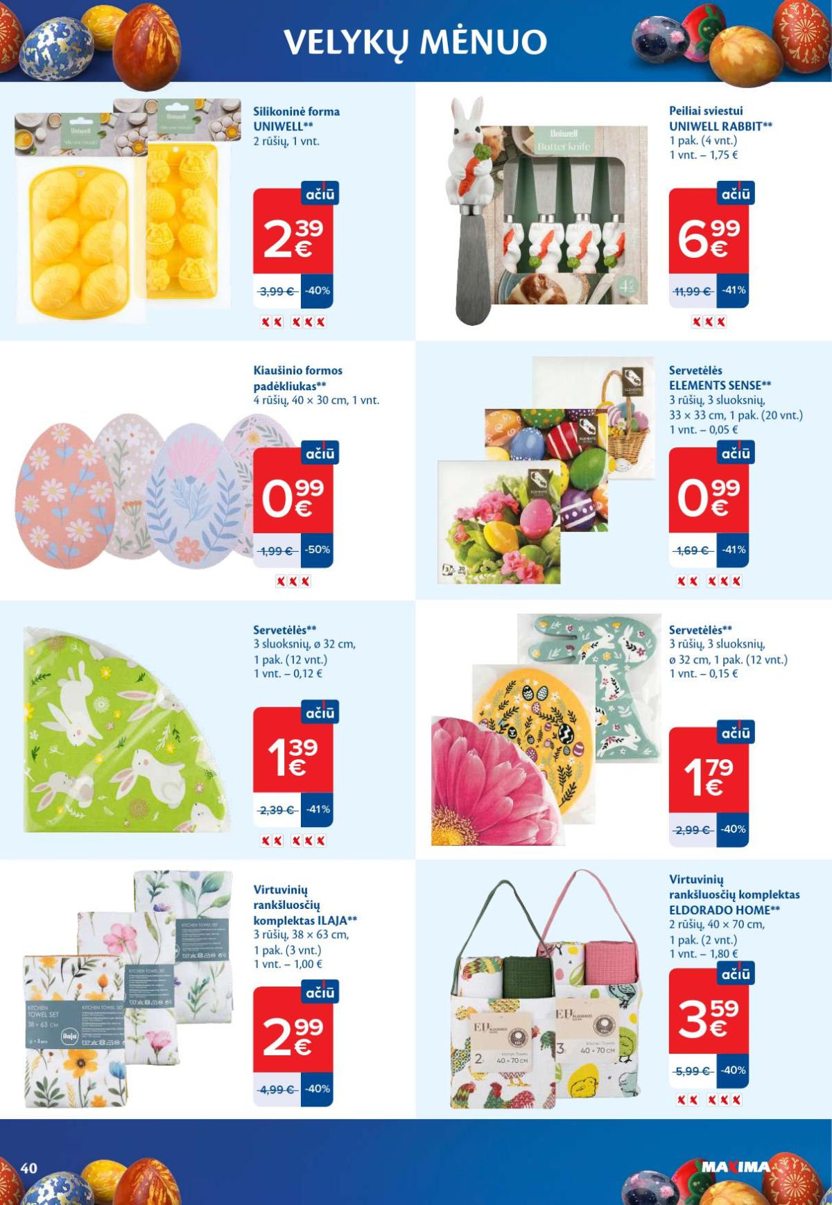 MAXIMA - Velykų mėnuo (2026 03 10 - 2026 04 06) | 40