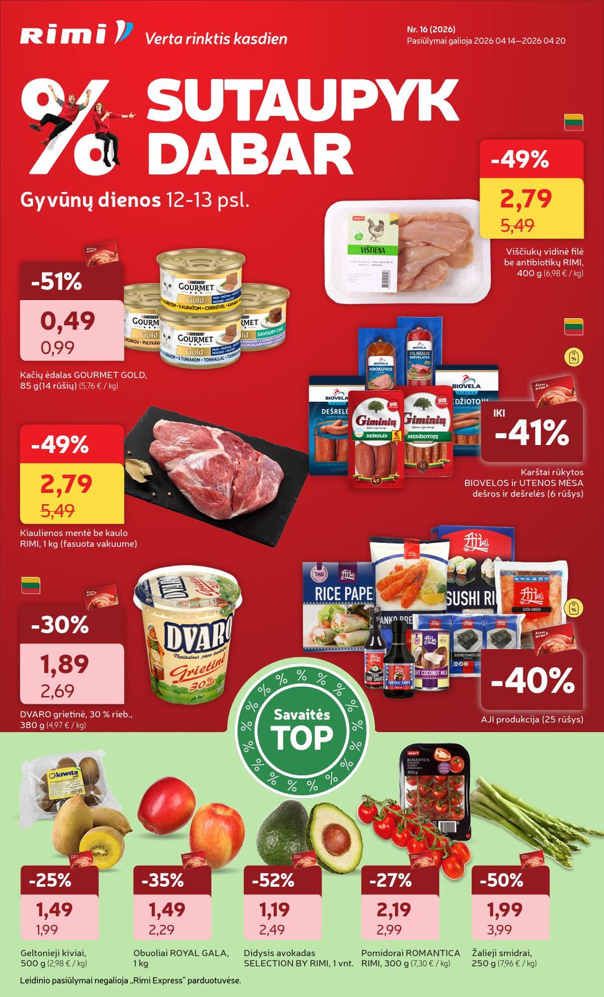 RIMI - Leidinys Nr.16 (2026 04 14 - 2026 04 20) | 1