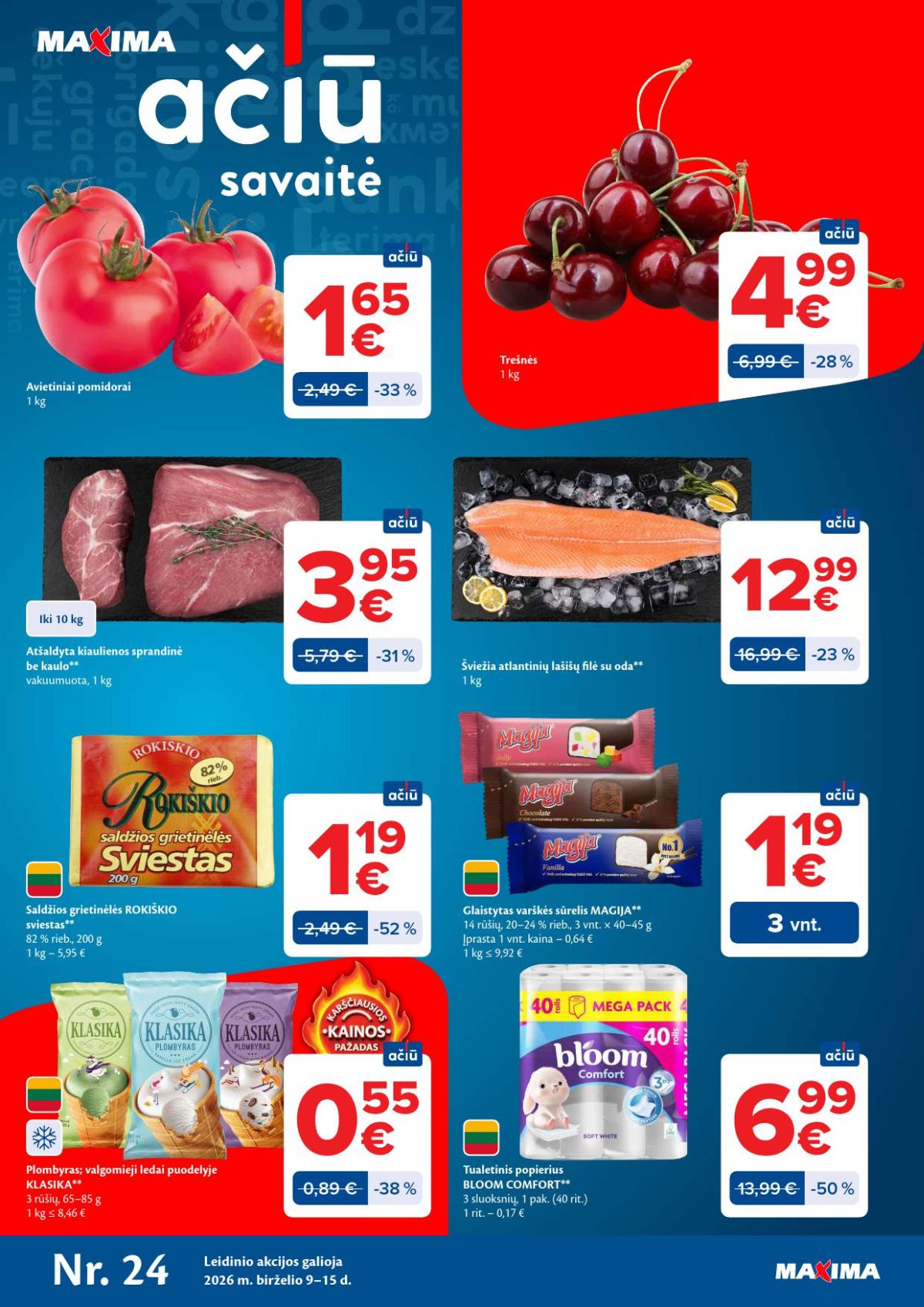 MAXIMA - Kaininis leidinys Nr.24 (2026 06 09 - 2026 06 15) | 1