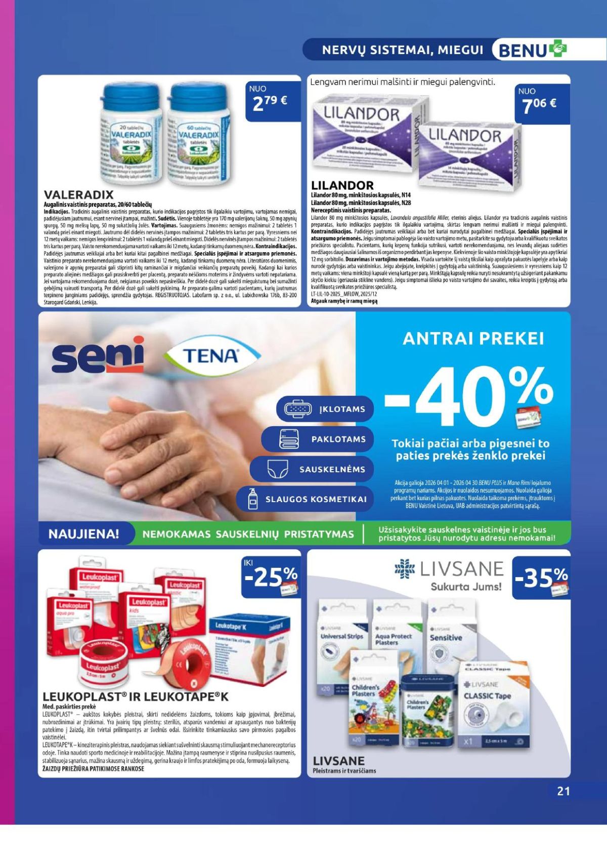 BENU VAISTINĖ (2026 04 01 - 2026 04 30) | 11