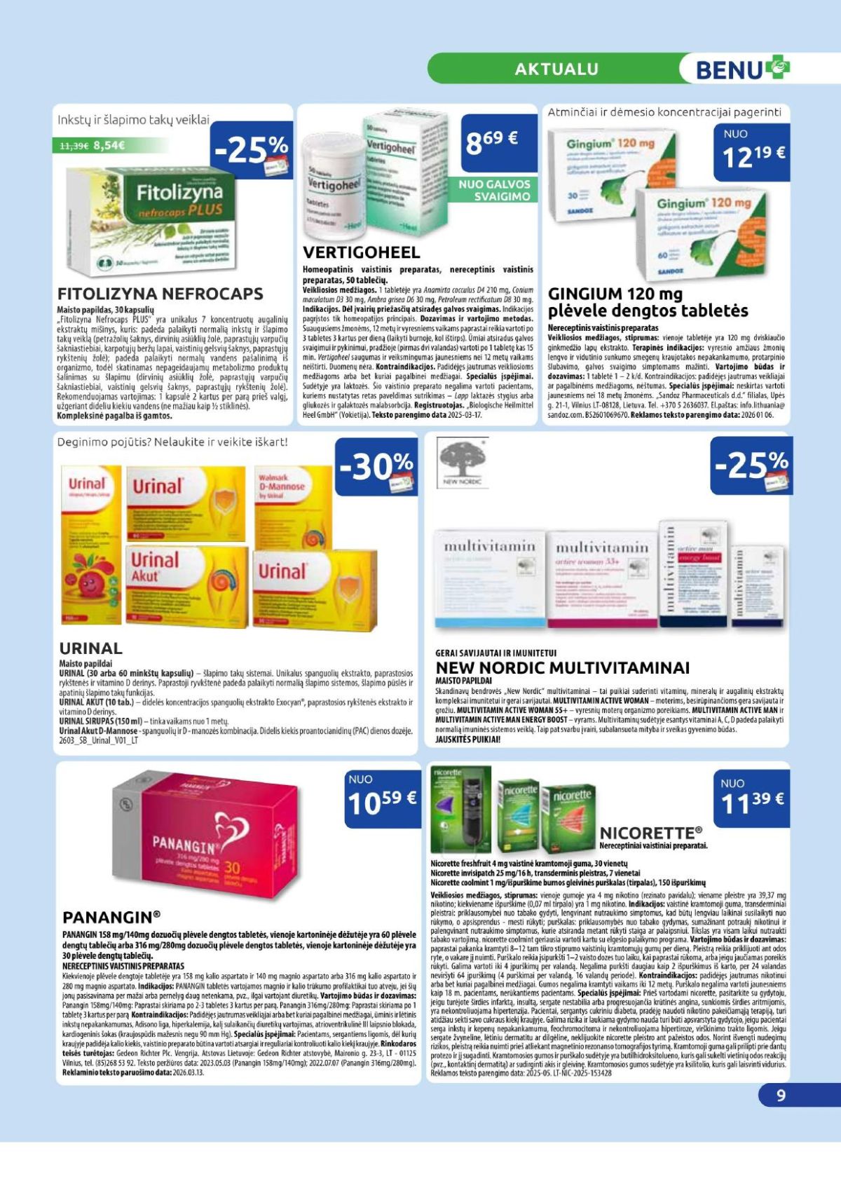 BENU VAISTINĖ (2026 04 01 - 2026 04 30) | 5