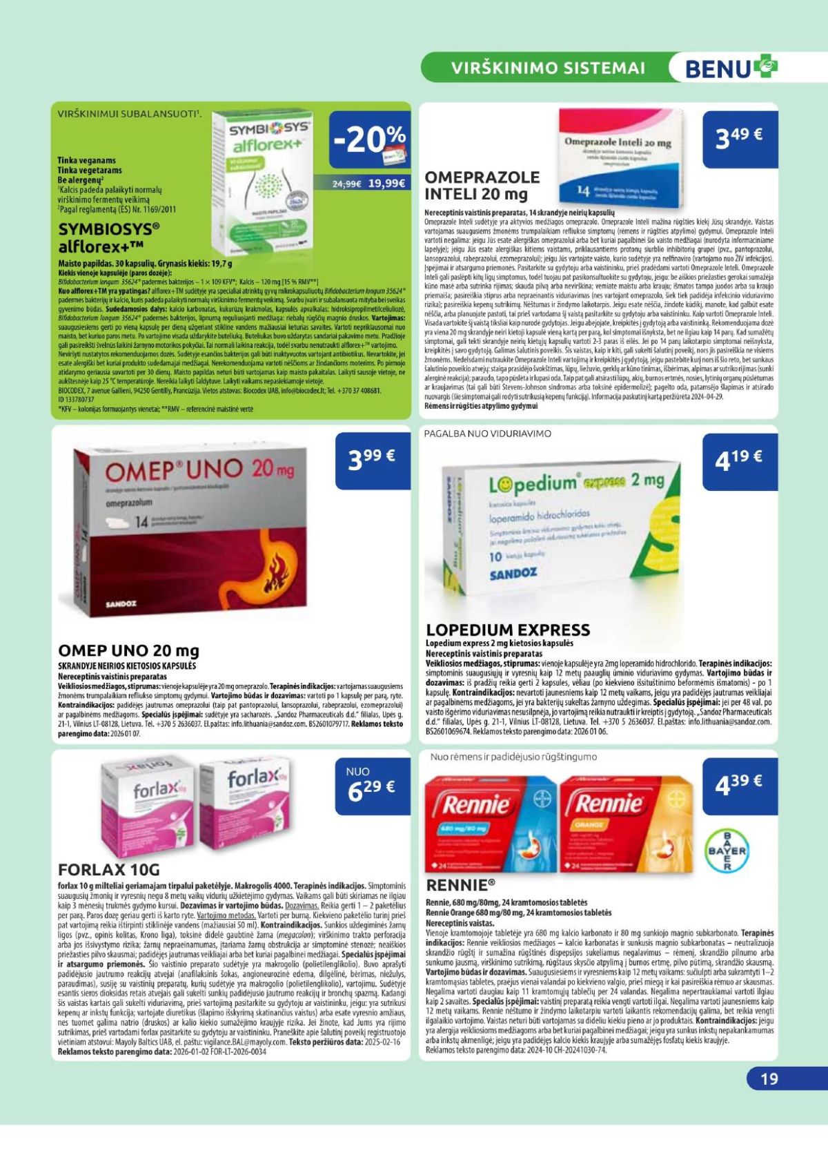 BENU VAISTINĖ (2026 04 01 - 2026 04 30) | 10