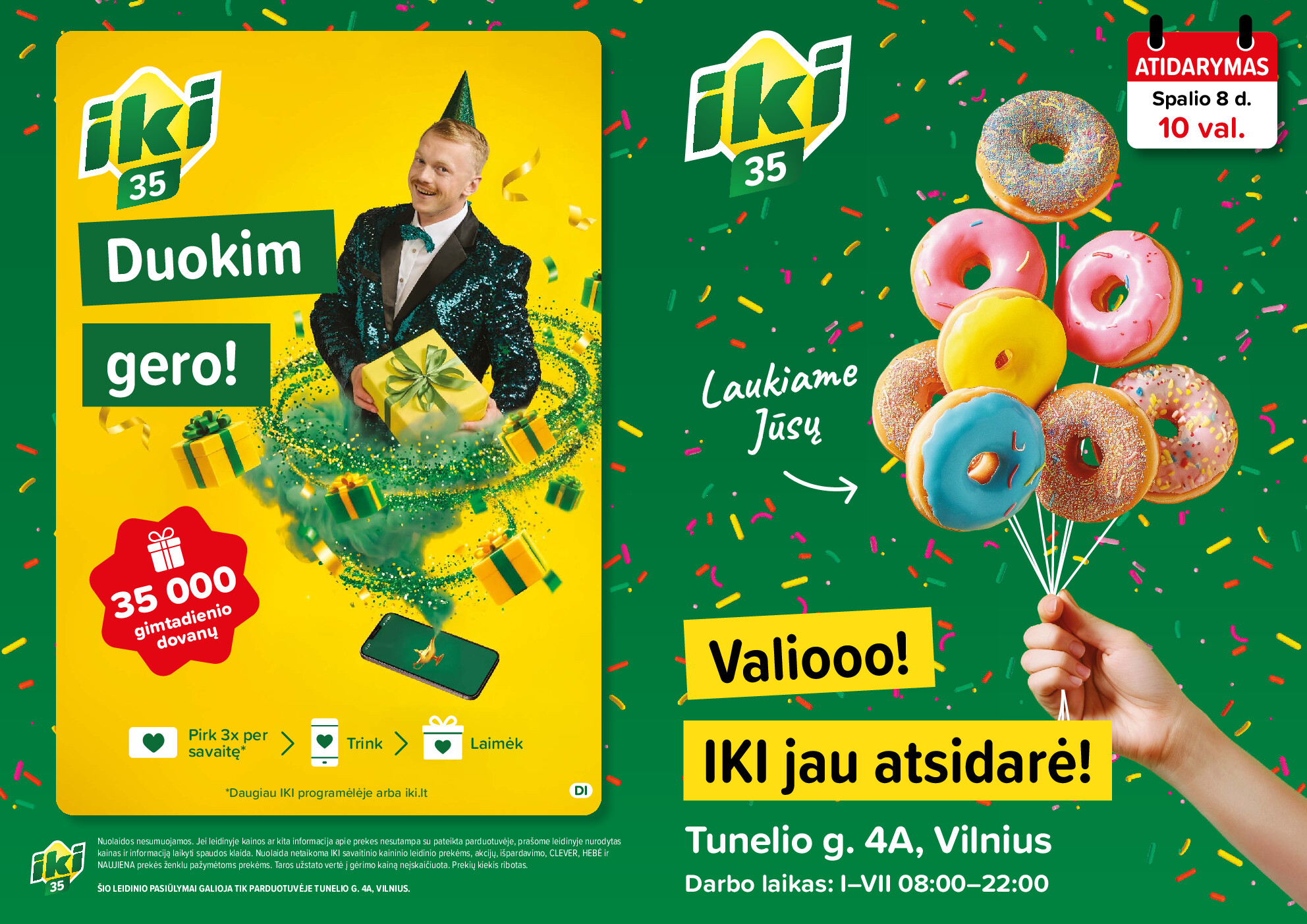 Specialūs pasiūlymai IKI Tunelio parduotuvės klientams (2026-10-08 - 2026-10-11) | 1