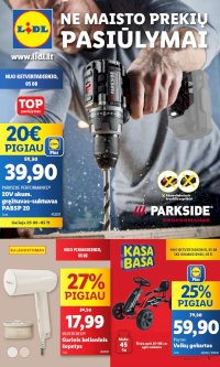 LIDL - Ne maisto prekių pasiūlymai (2025 05 05 - 2025 05 11)