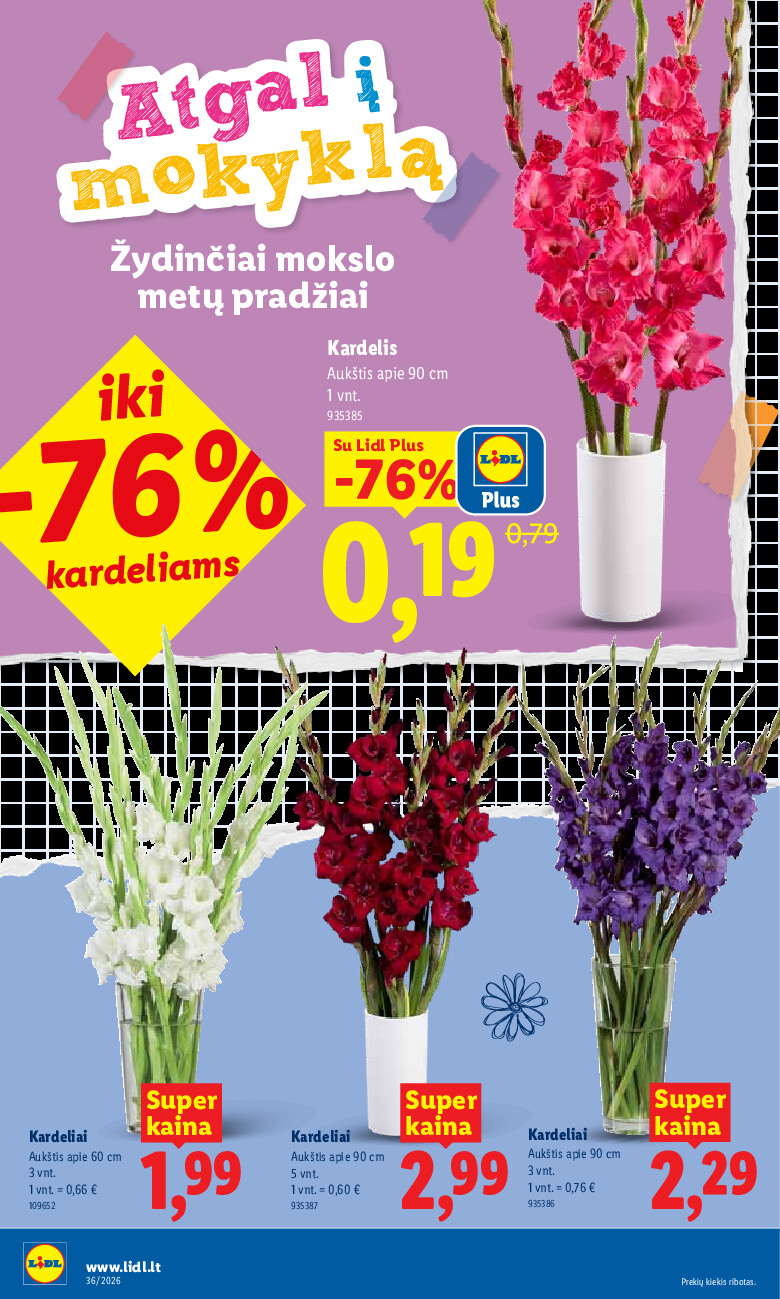 MAISTO PREKIŲ PASIŪLYMAI (2026-08-31 - 2026-09-06) | 2