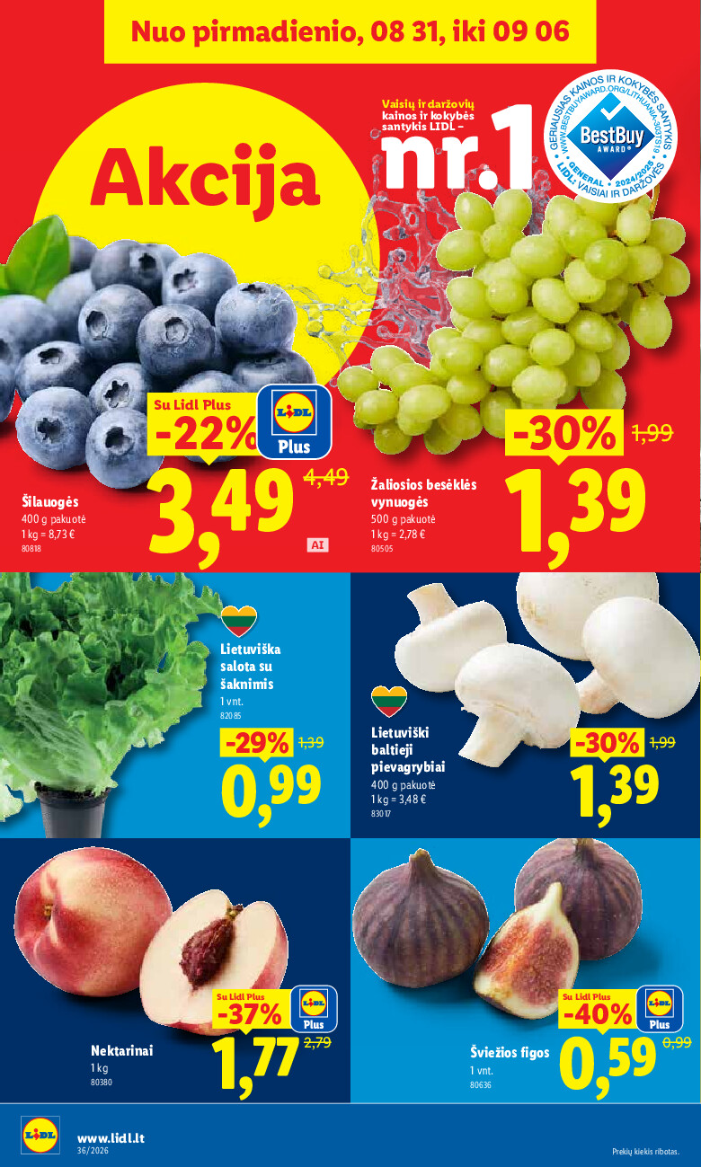 MAISTO PREKIŲ PASIŪLYMAI (2026-08-31 - 2026-09-06) | 4
