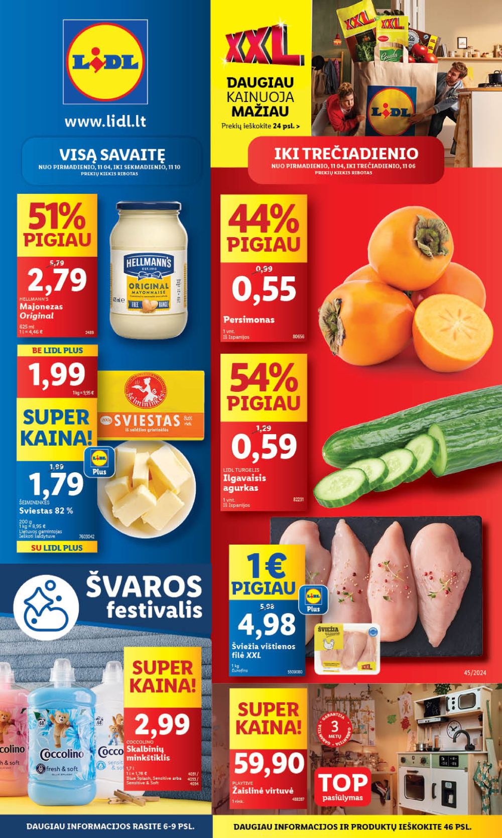 LIDL - Maisto prekių pasiūlymai (2024 11 04 - 2024 11 10) | 1