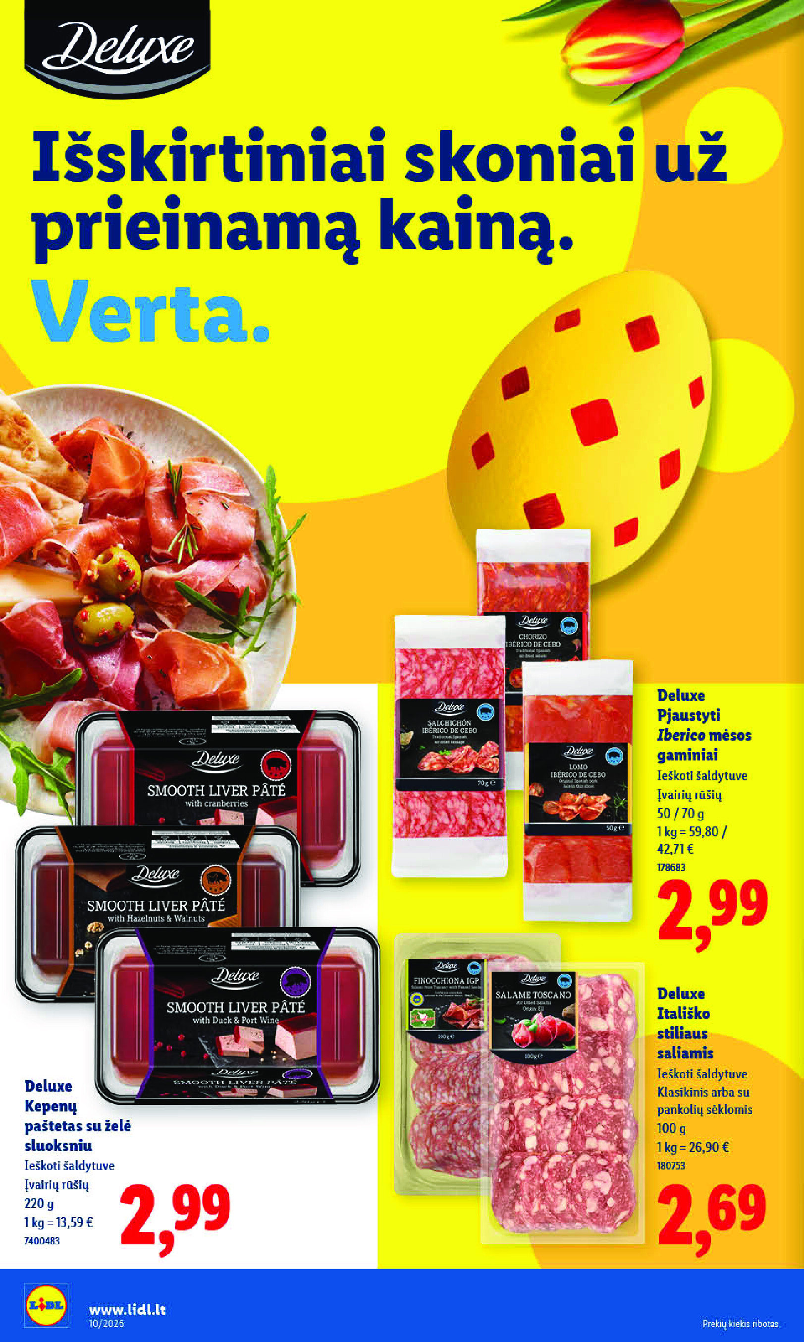 MAISTO PREKIŲ PASIŪLYMAI (2026-03-02 - 2026-03-08) | 14