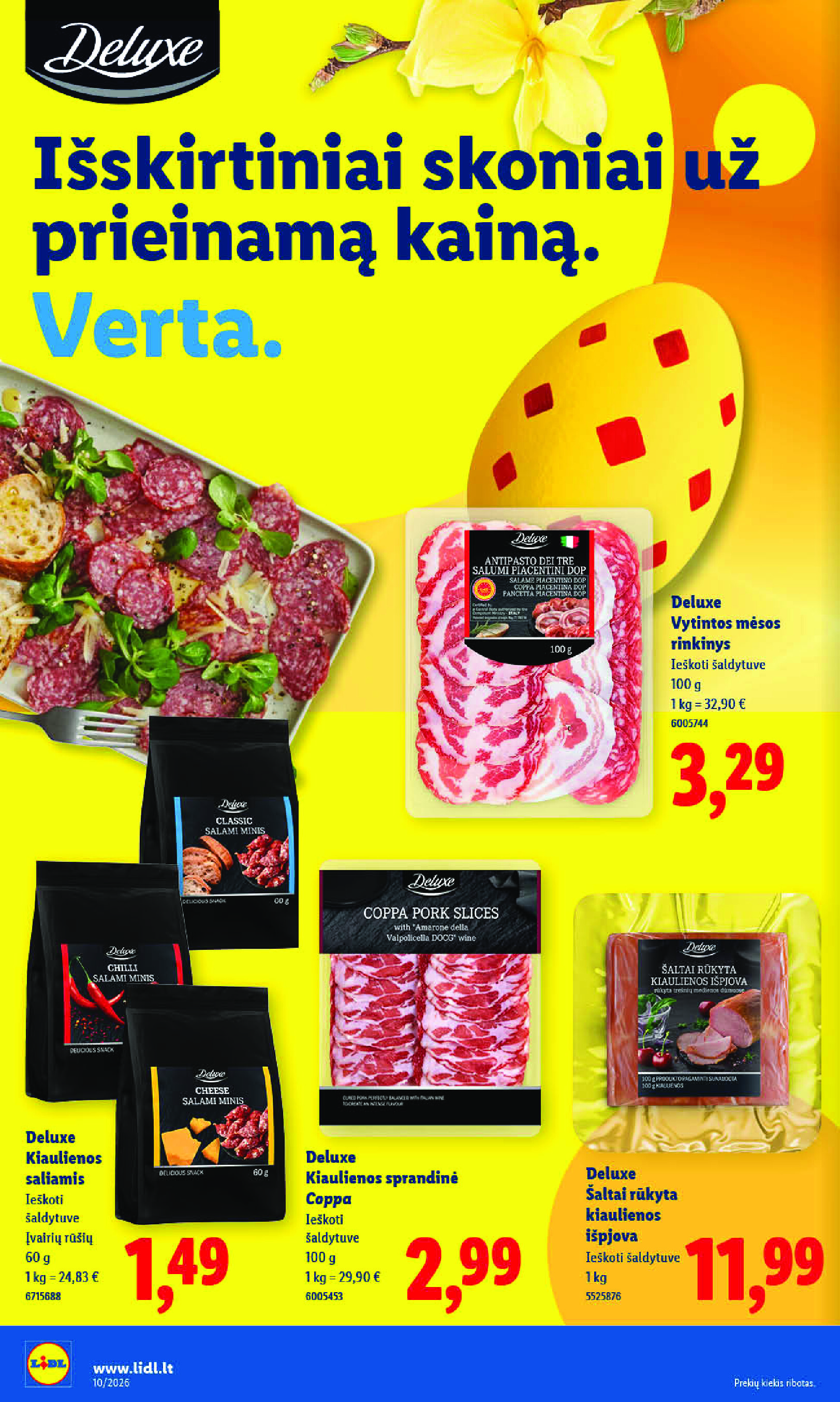 MAISTO PREKIŲ PASIŪLYMAI (2026-03-02 - 2026-03-08) | 16