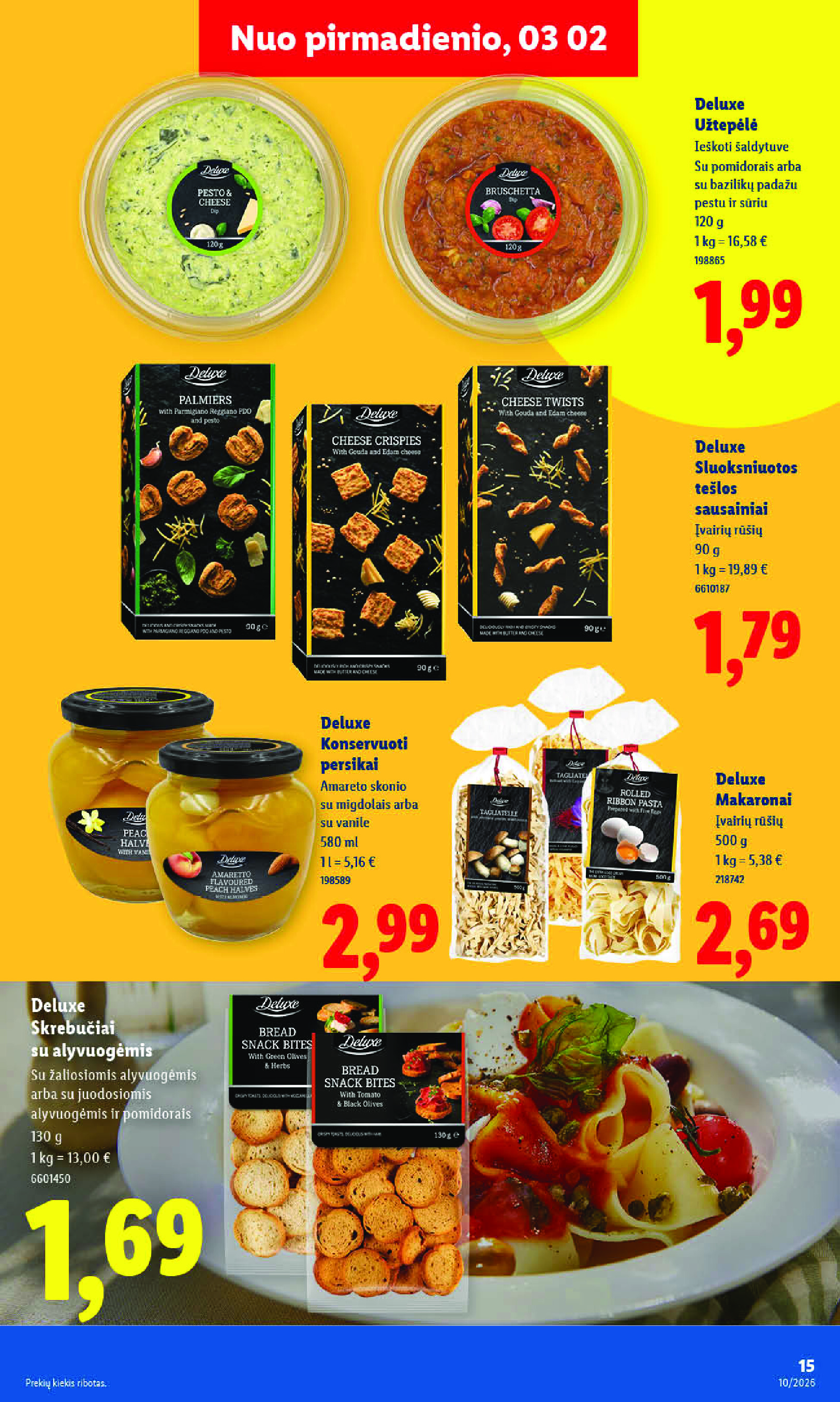 MAISTO PREKIŲ PASIŪLYMAI (2026-03-02 - 2026-03-08) | 19