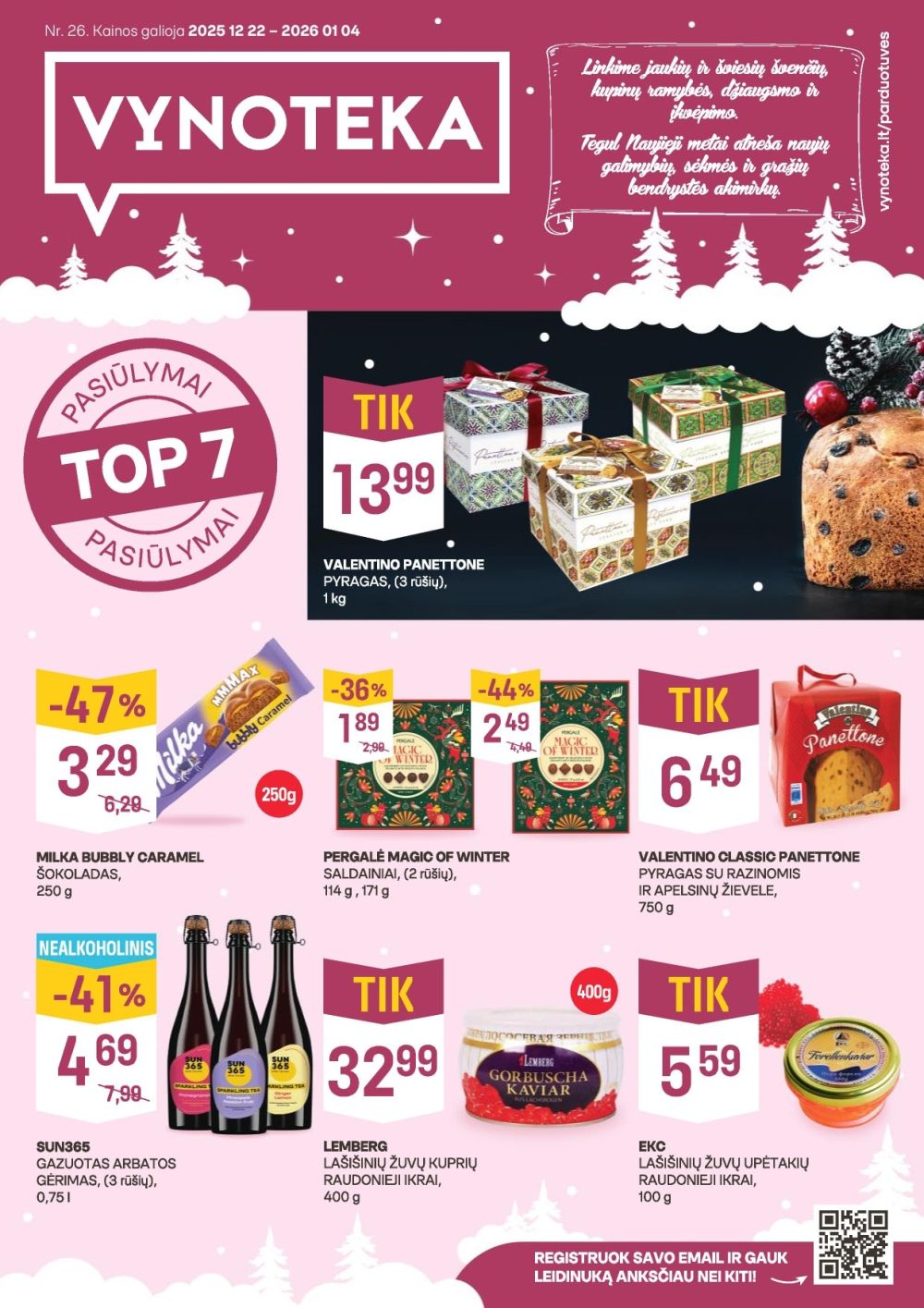 VYNOTEKA (2025 12 22 - 2026 01 04) | 1