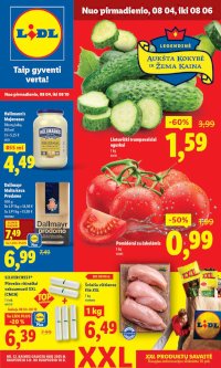LIDL - Maisto prekių pasiūlymai (2025 08 04 - 2025 08 10)