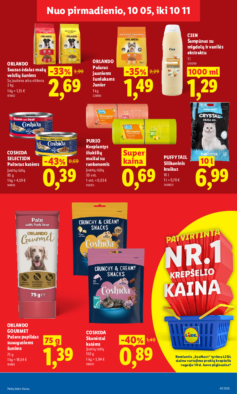 MAISTO PREKIŲ PASIŪLYMAI (2026-10-05 - 2026-10-11) | 19