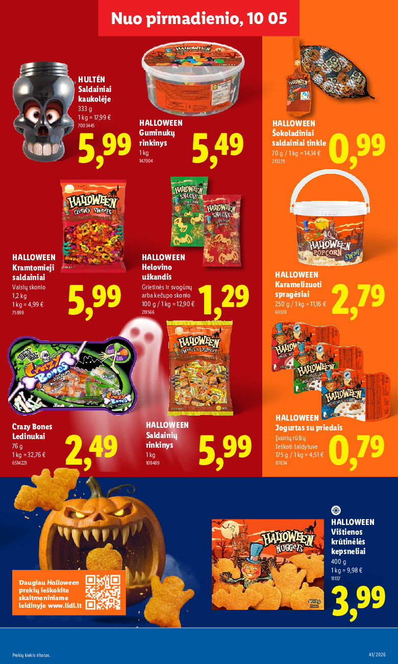 MAISTO PREKIŲ PASIŪLYMAI (2026-10-05 - 2026-10-11) | 21