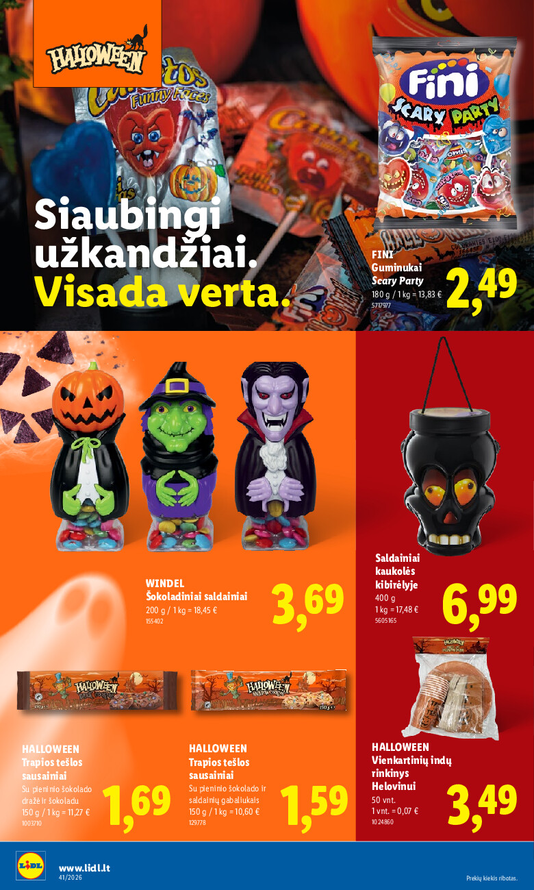 MAISTO PREKIŲ PASIŪLYMAI (2026-10-05 - 2026-10-11) | 24