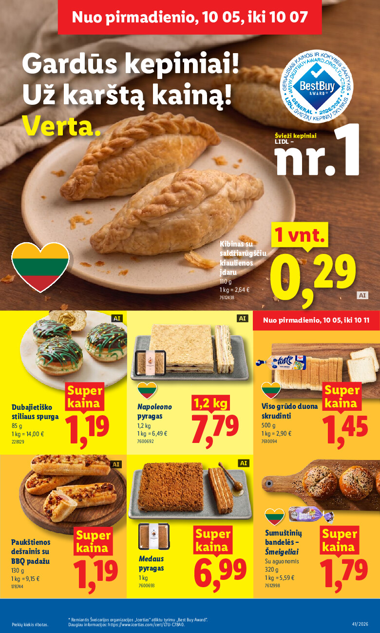 MAISTO PREKIŲ PASIŪLYMAI (2026-10-05 - 2026-10-11) | 5