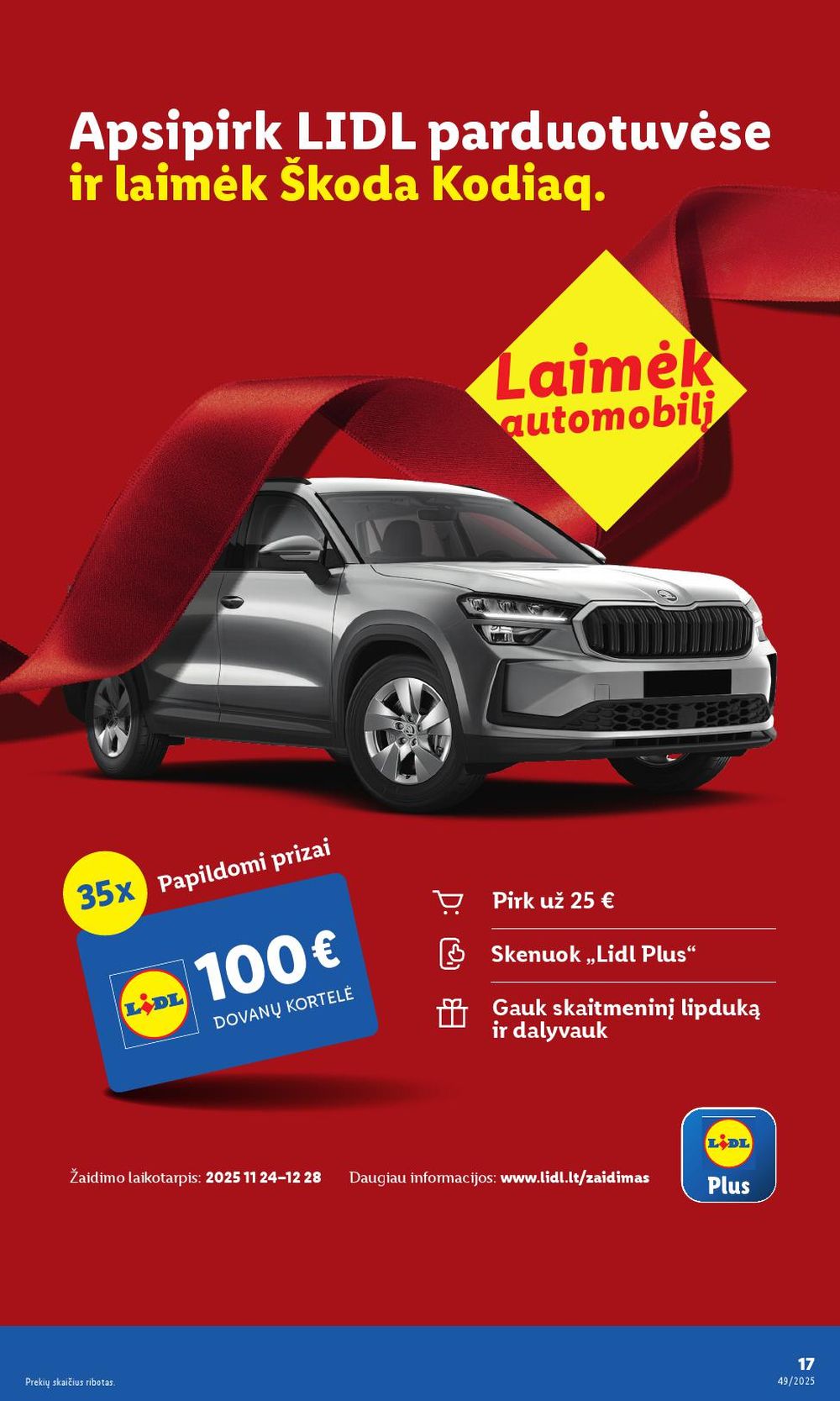 LIDL - Ne maisto prekių pasiūlymai (2025 12 01 - 2025 12 07) | 17