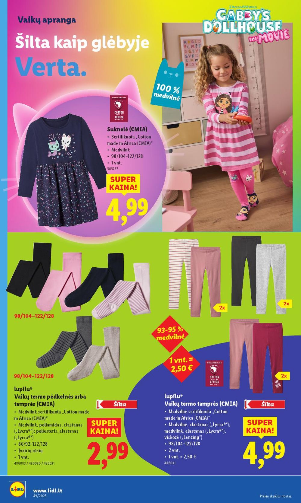 LIDL - Ne maisto prekių pasiūlymai (2025 12 01 - 2025 12 07) | 18