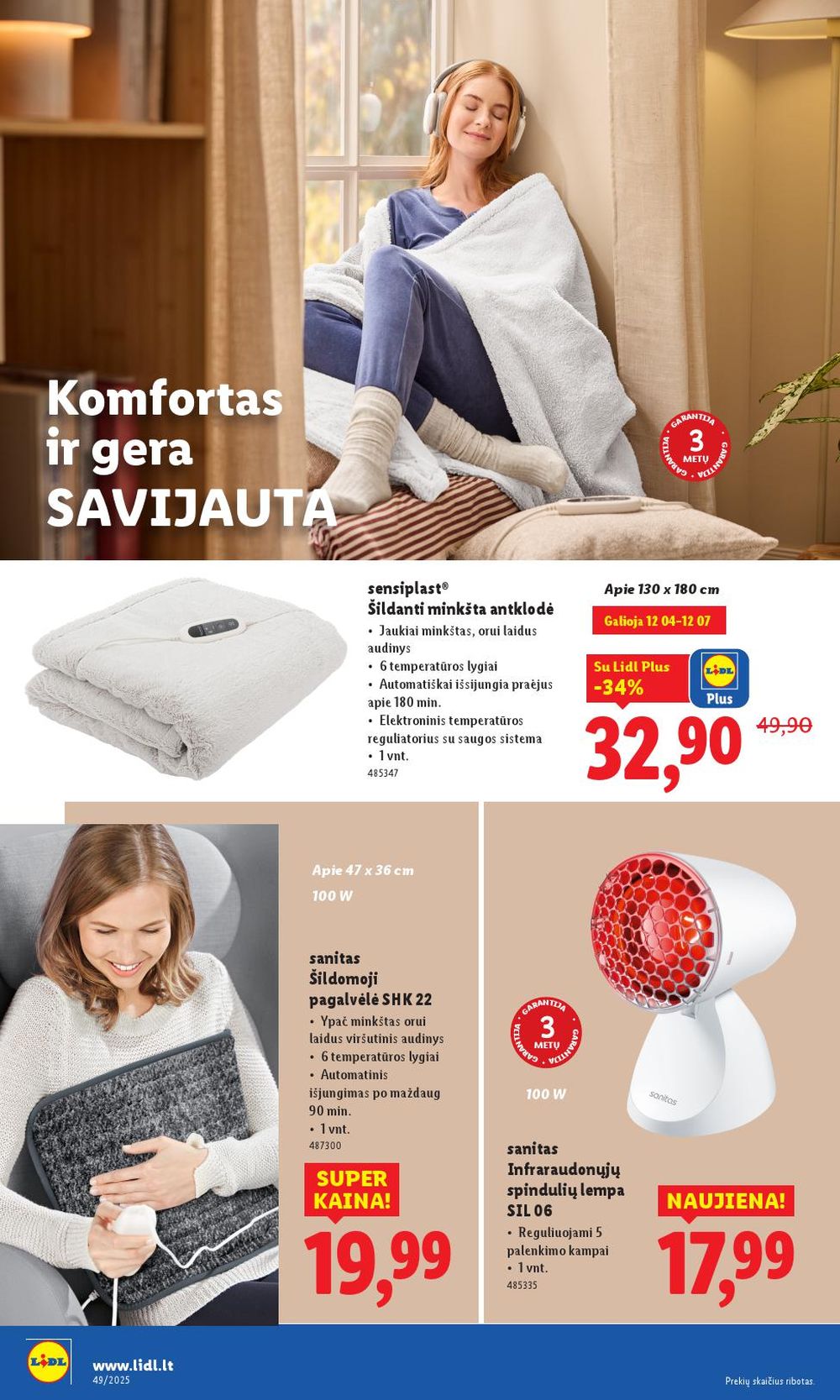 LIDL - Ne maisto prekių pasiūlymai (2025 12 01 - 2025 12 07) | 26