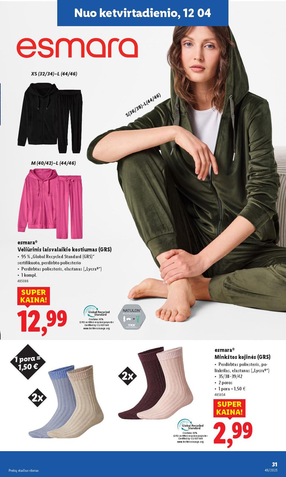 LIDL - Ne maisto prekių pasiūlymai (2025 12 01 - 2025 12 07) | 31