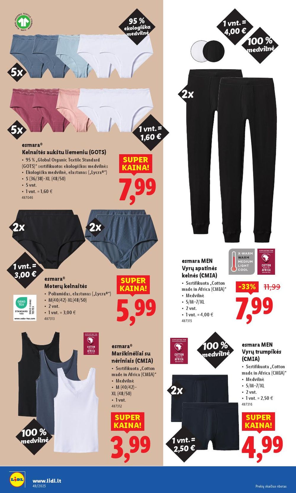 LIDL - Ne maisto prekių pasiūlymai (2025 12 01 - 2025 12 07) | 32