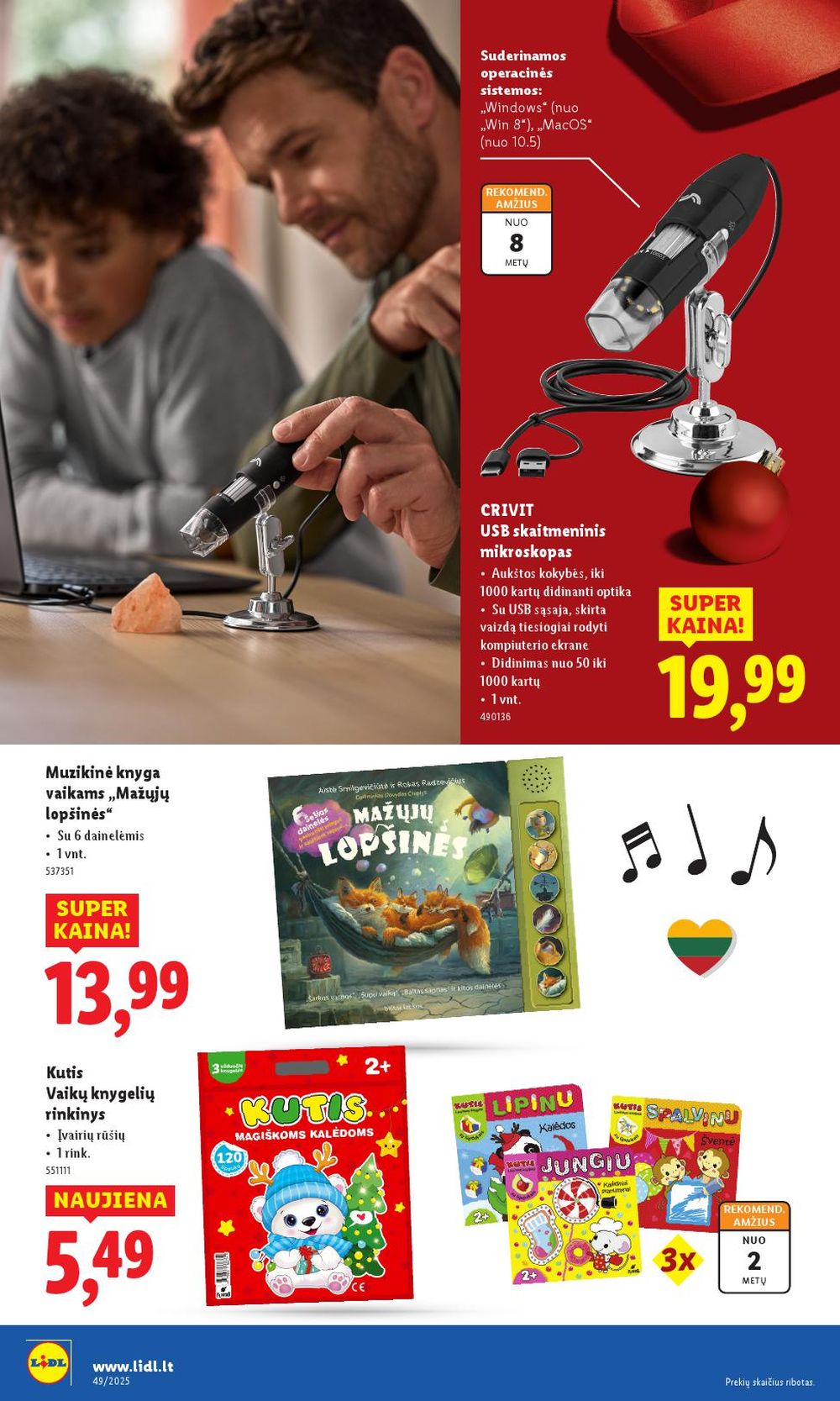 LIDL - Ne maisto prekių pasiūlymai (2025 12 01 - 2025 12 07) | 40