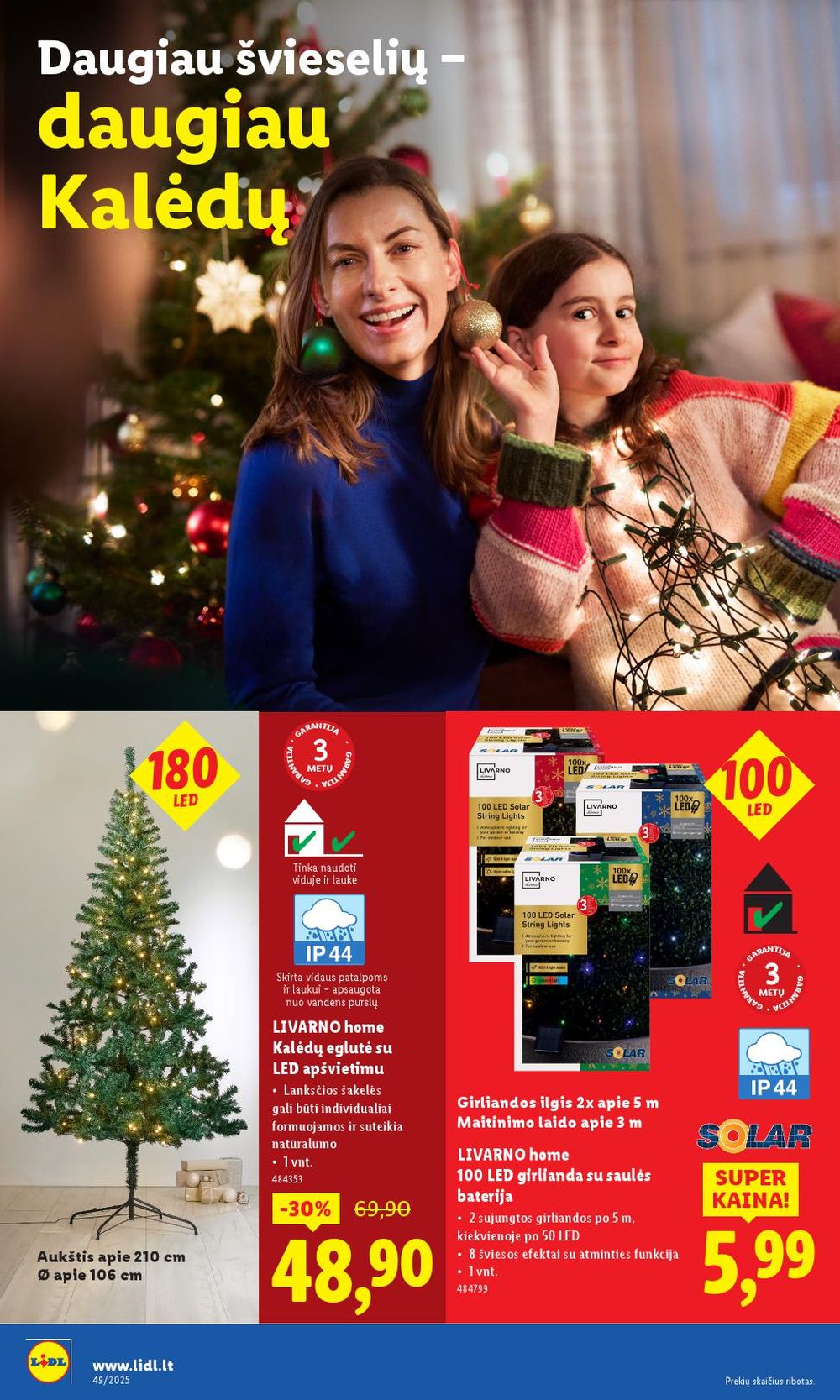 LIDL - Ne maisto prekių pasiūlymai (2025 12 01 - 2025 12 07) | 10