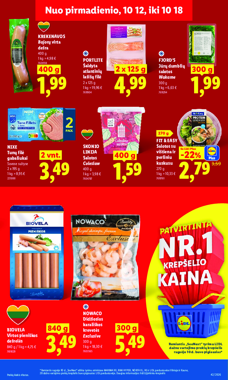 MAISTO PREKIŲ PASIŪLYMAI (2026-10-12 - 2026-10-18) | 11