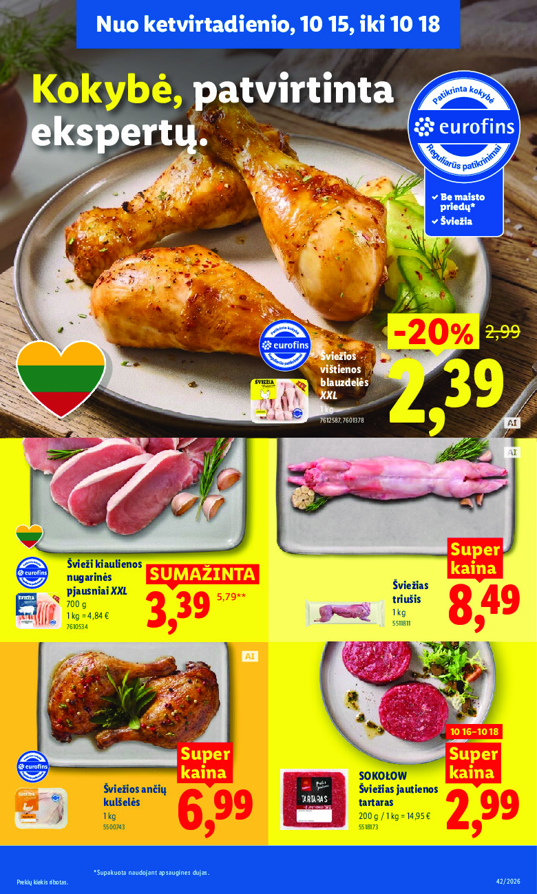 MAISTO PREKIŲ PASIŪLYMAI (2026-10-12 - 2026-10-18) | 47