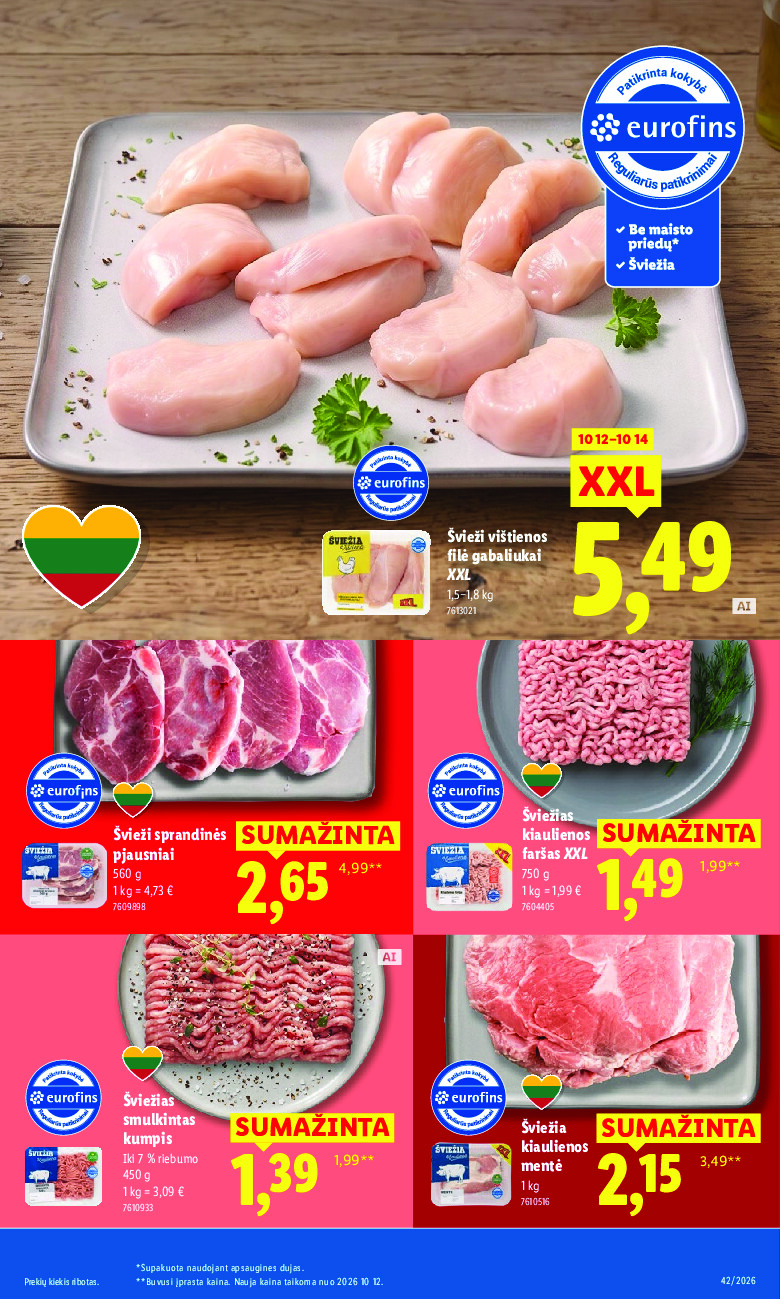 MAISTO PREKIŲ PASIŪLYMAI (2026-10-12 - 2026-10-18) | 9